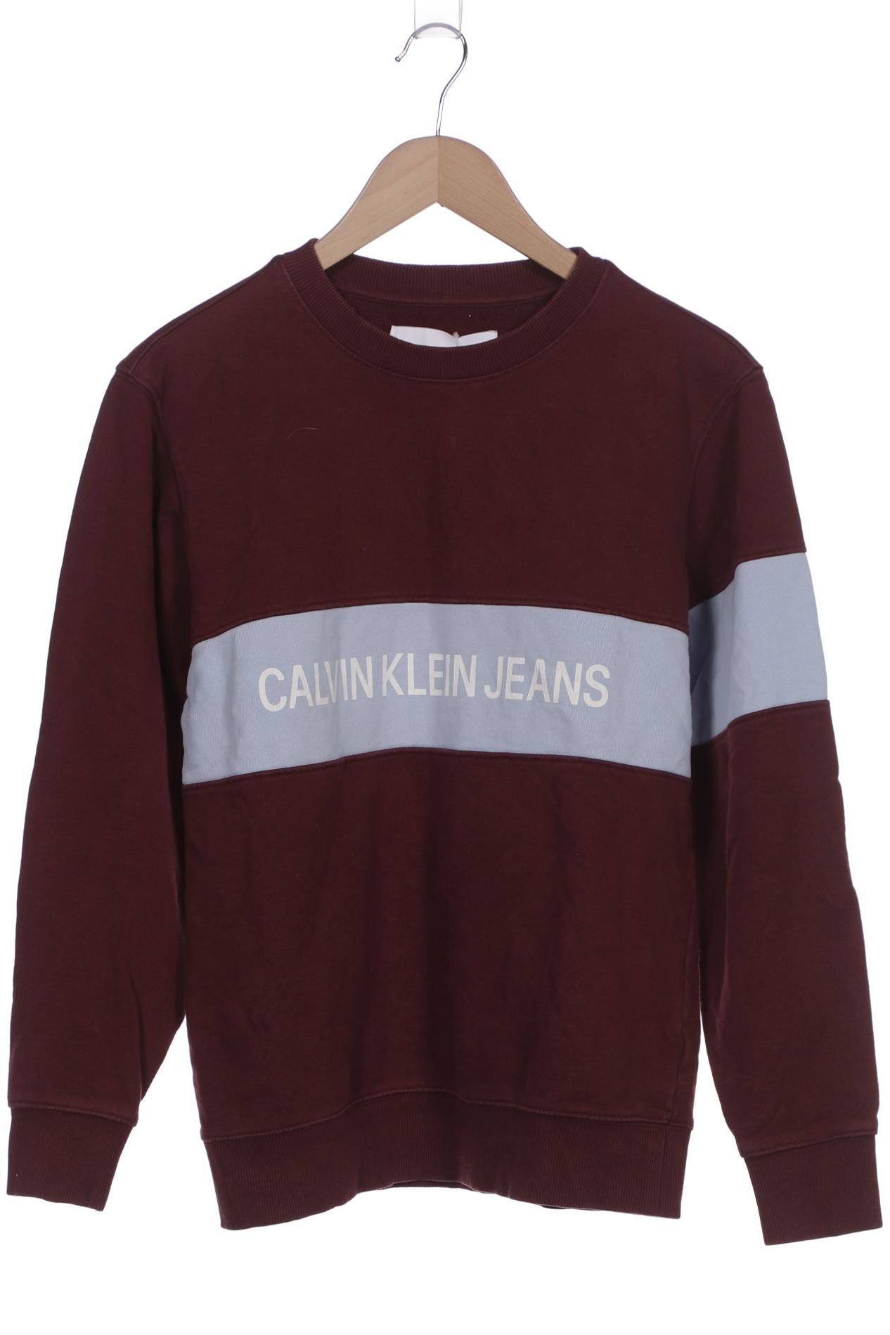

Calvin Klein Jeans Herren Sweatshirt, bordeaux, Gr. 46