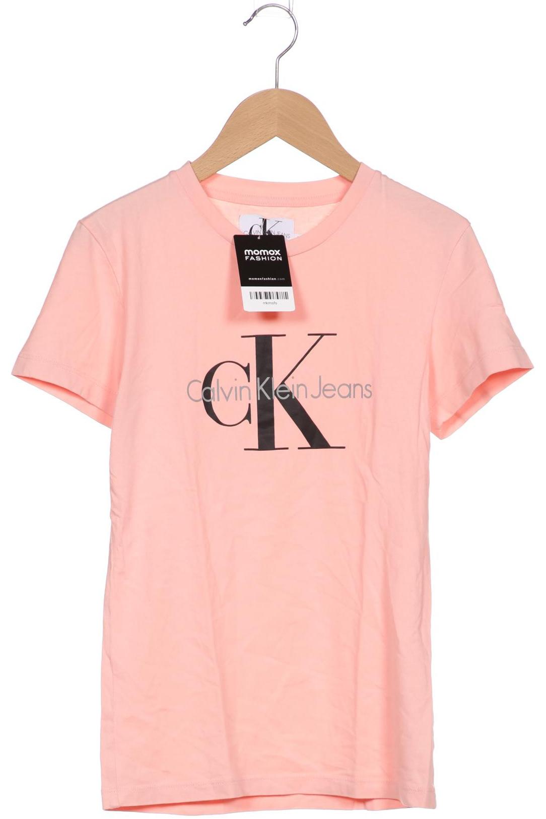 

Calvin Klein Jeans Damen T-Shirt, pink, Gr. 34