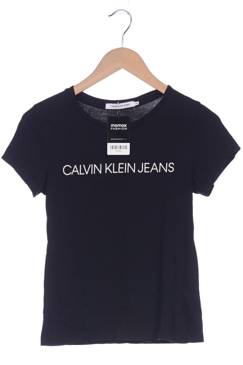 

Calvin Klein Jeans Damen T-Shirt, schwarz, Gr. 34