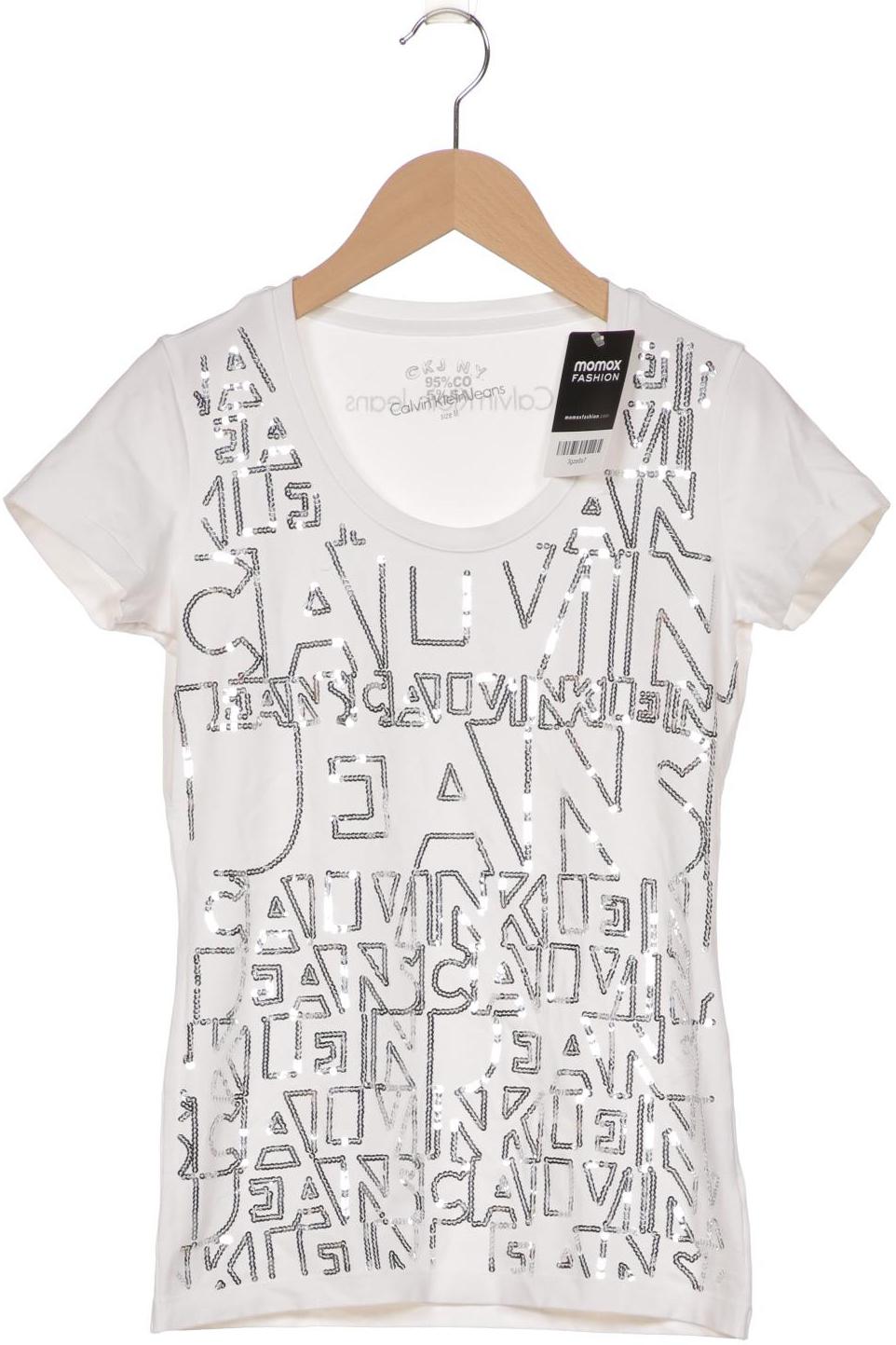 

Calvin Klein Jeans Damen T-Shirt, weiß