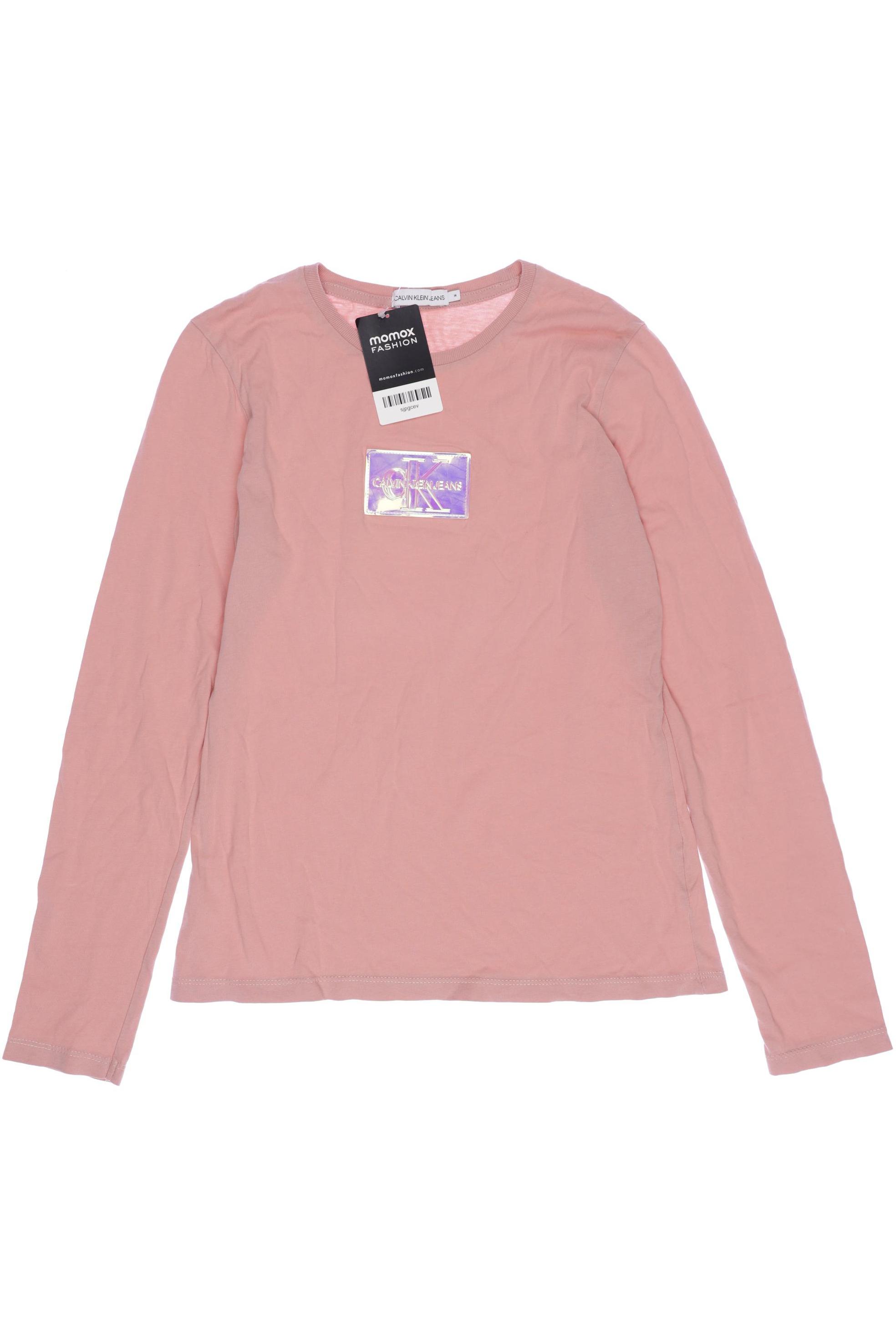 

Calvin Klein Jeans Damen Langarmshirt, pink, Gr. 164