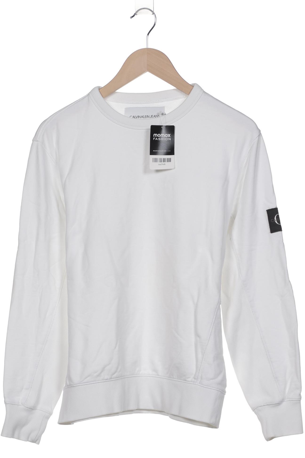

Calvin Klein Jeans Herren Sweatshirt, weiß, Gr. 48