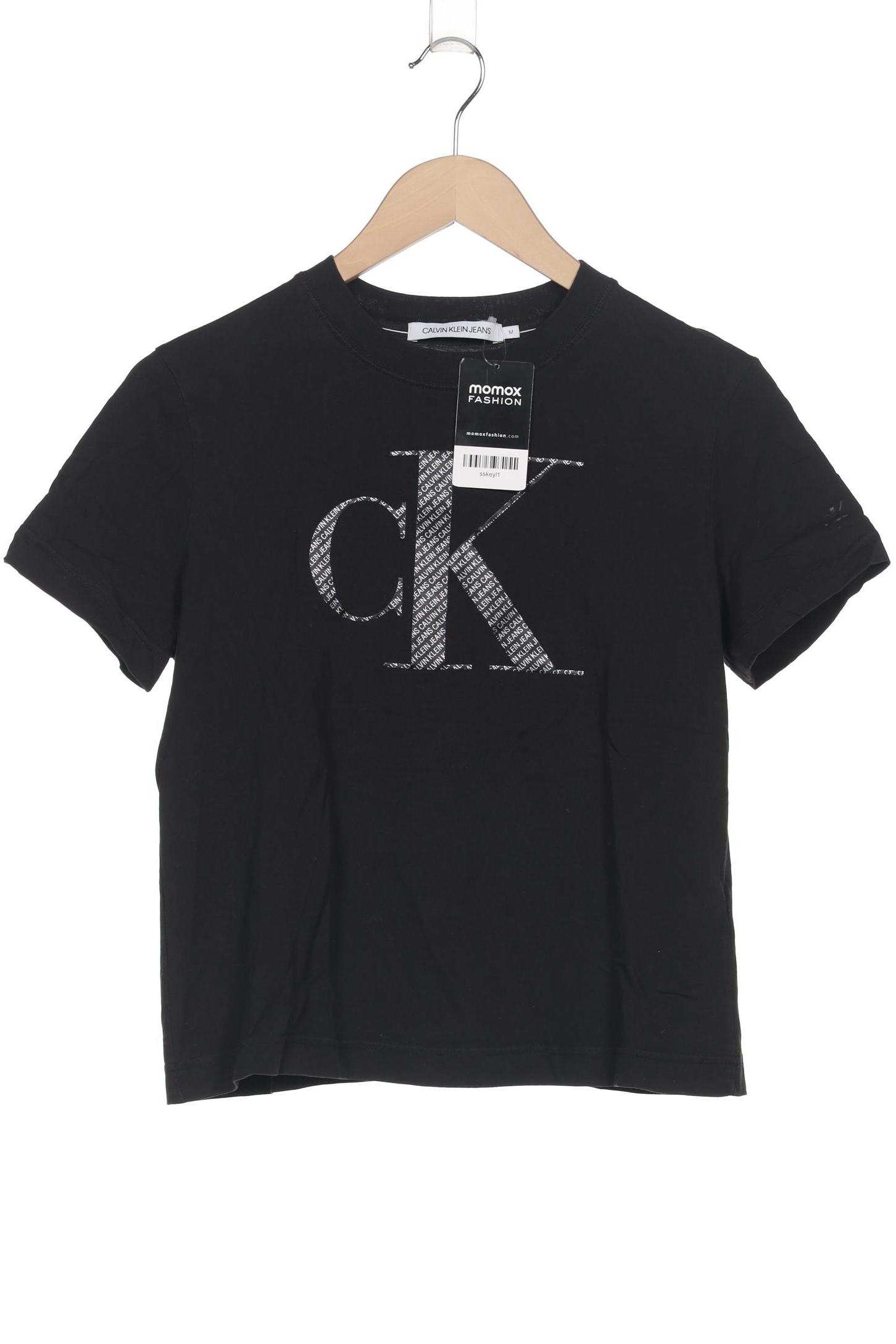 

Calvin Klein Jeans Damen T-Shirt, schwarz, Gr. 38