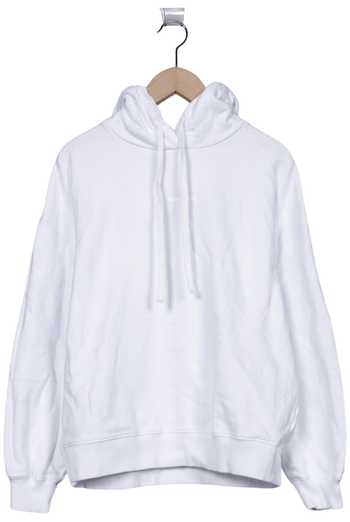 

Calvin Klein Jeans Damen Kapuzenpullover, weiß, Gr. 36