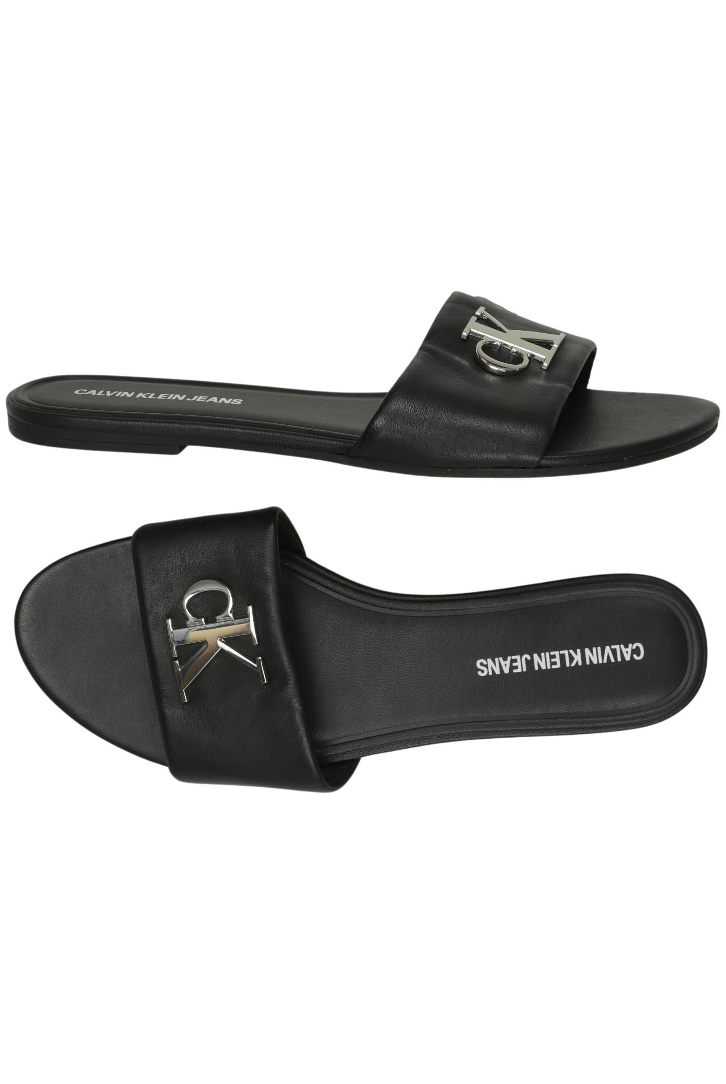 

Calvin Klein Jeans Damen Sandale, schwarz, Gr. 41