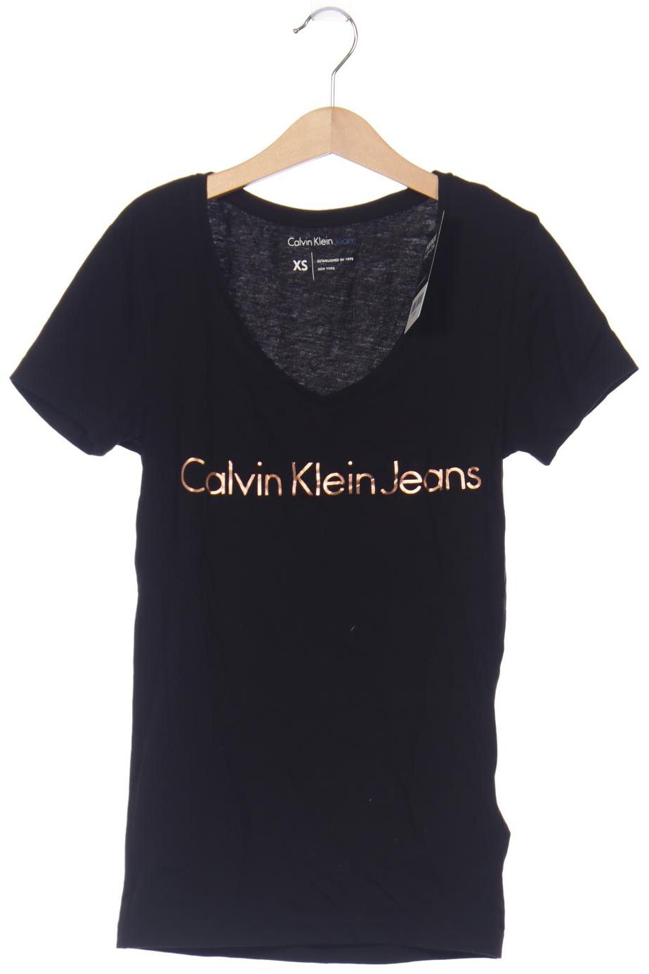 

Calvin Klein Jeans Damen T-Shirt, schwarz
