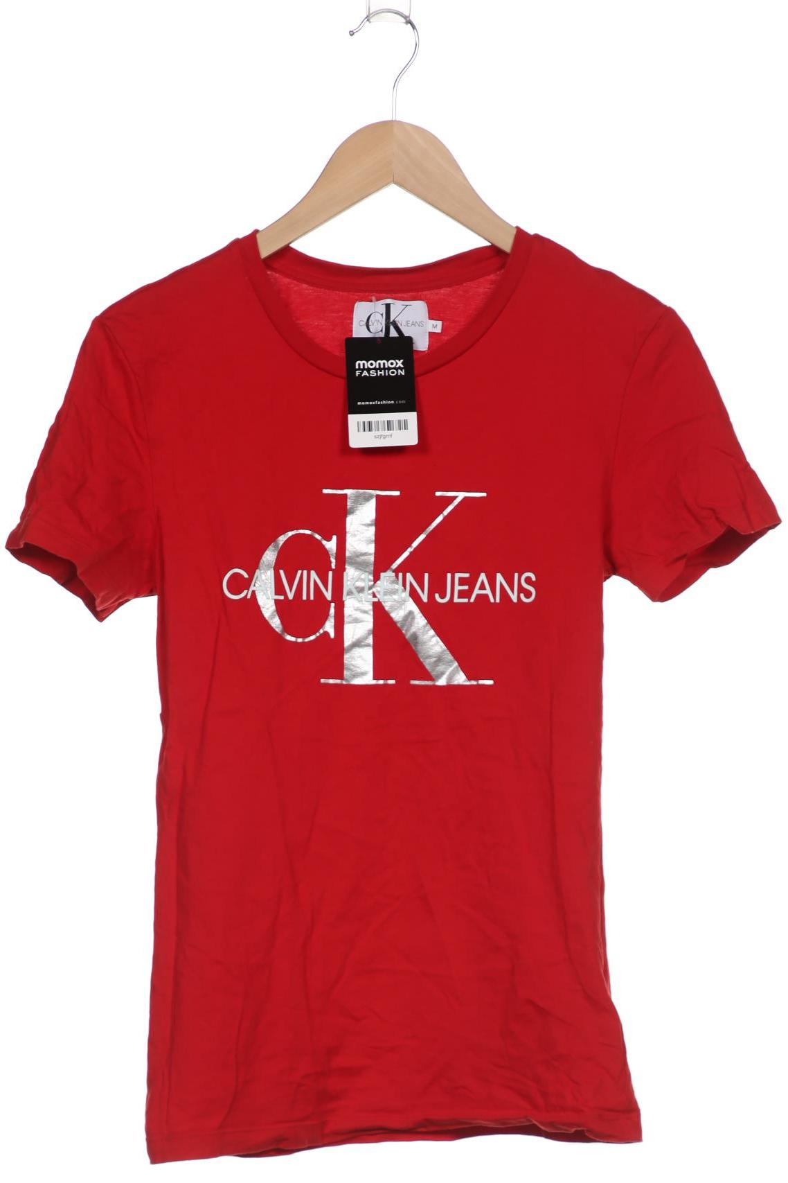 

Calvin Klein Jeans Damen T-Shirt, rot, Gr. 38
