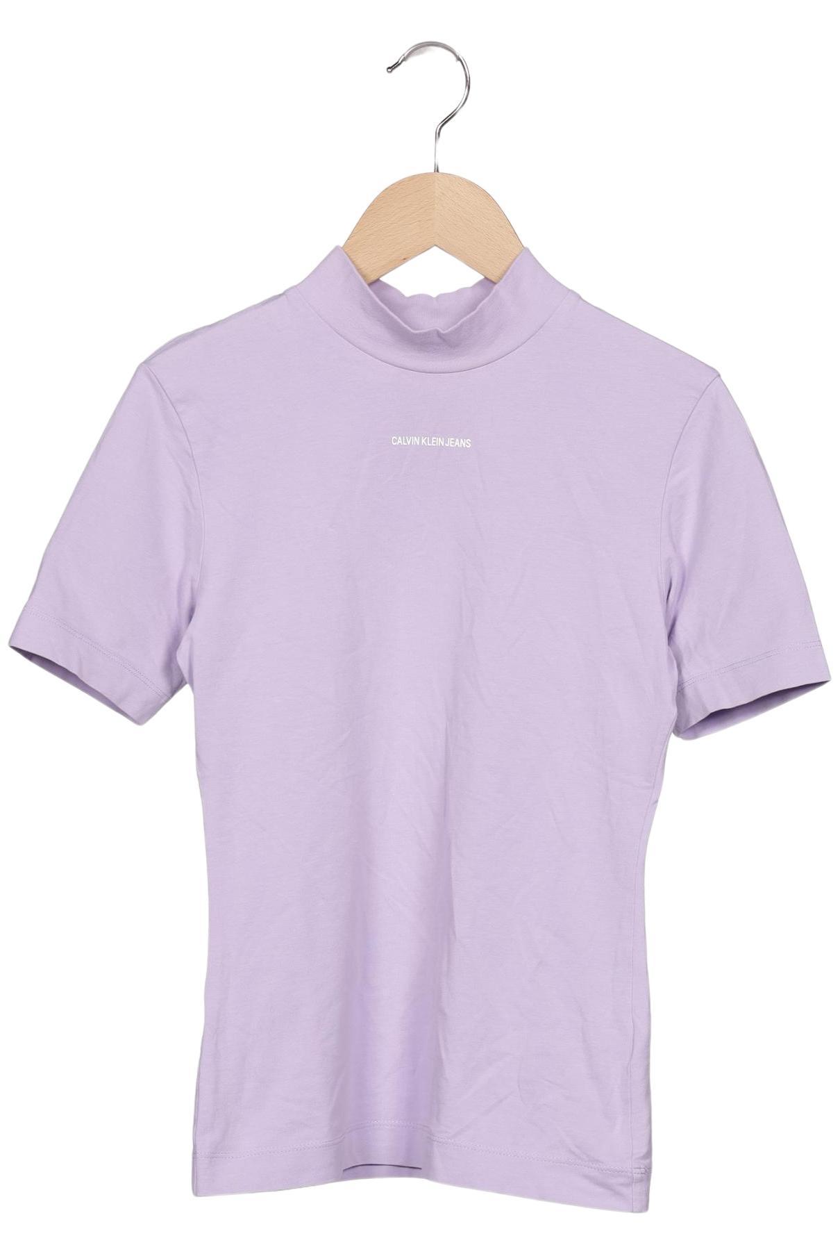 

Calvin Klein Jeans Damen T-Shirt, flieder, Gr. 34