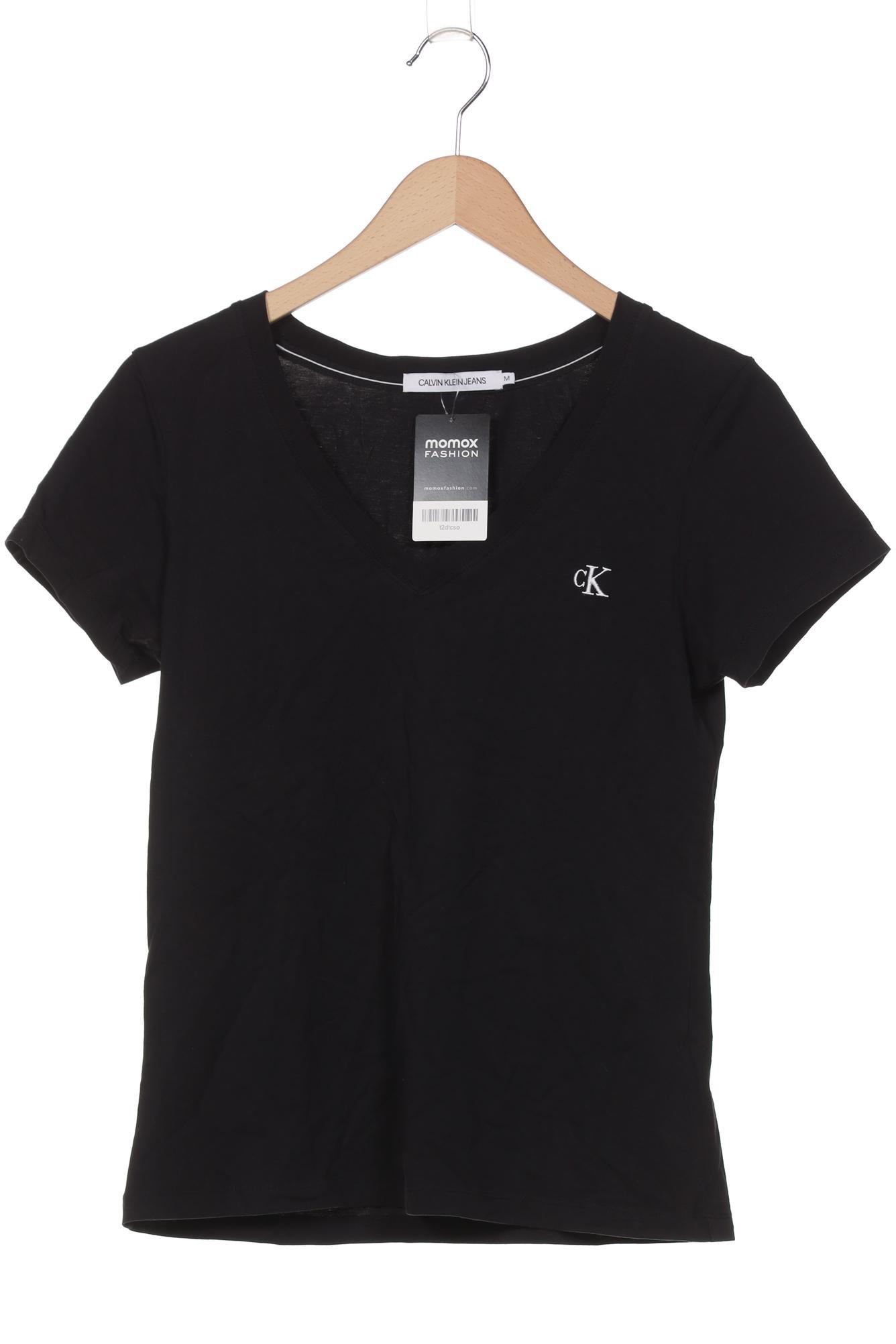 

Calvin Klein Jeans Damen T-Shirt, schwarz, Gr. 38