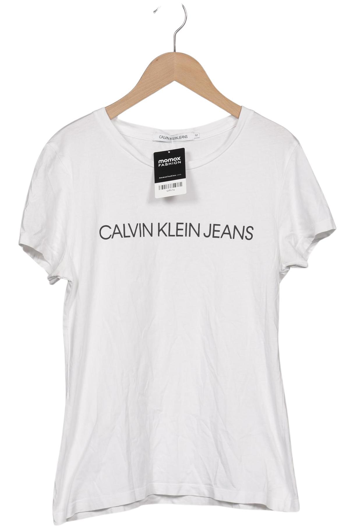 

Calvin Klein Jeans Damen T-Shirt, weiß, Gr. 38