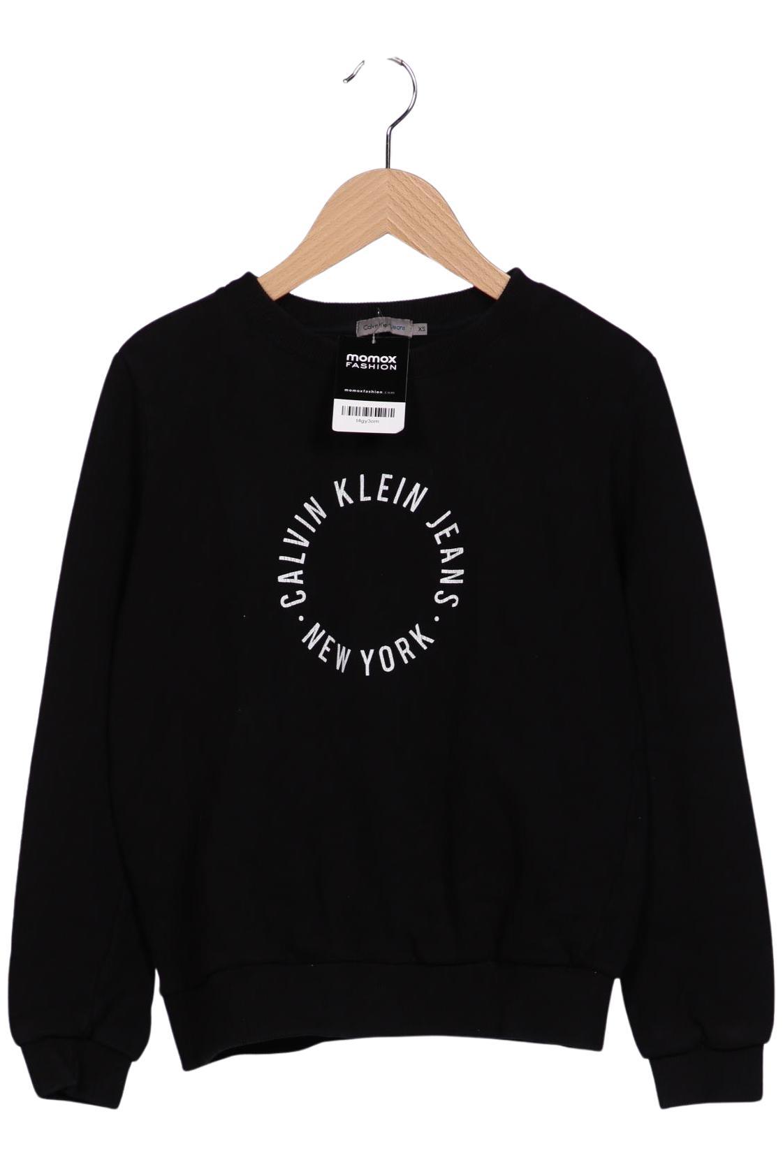 

Calvin Klein Jeans Damen Sweatshirt, schwarz, Gr. 34