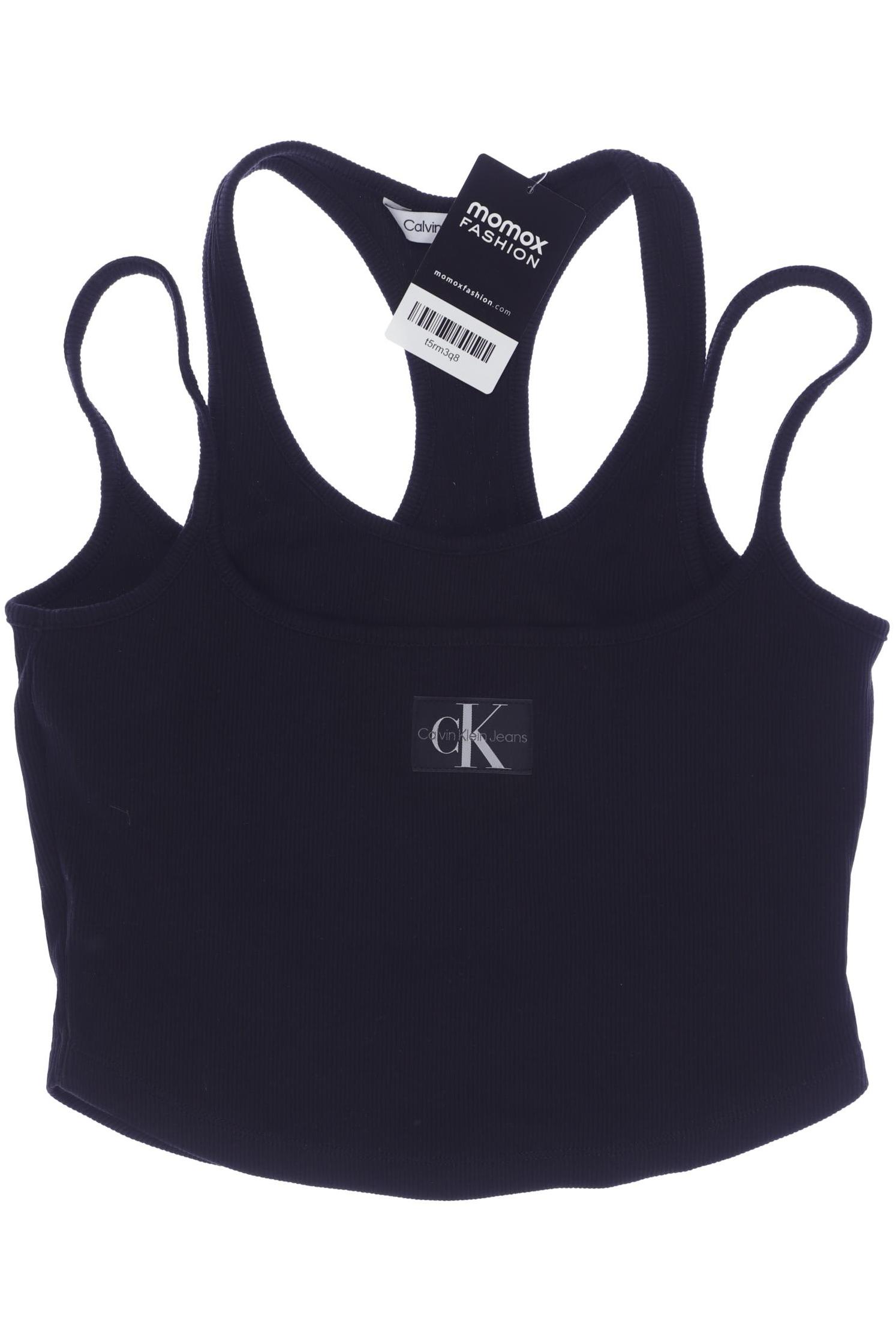 

Calvin Klein Jeans Damen Top, schwarz, Gr. 34