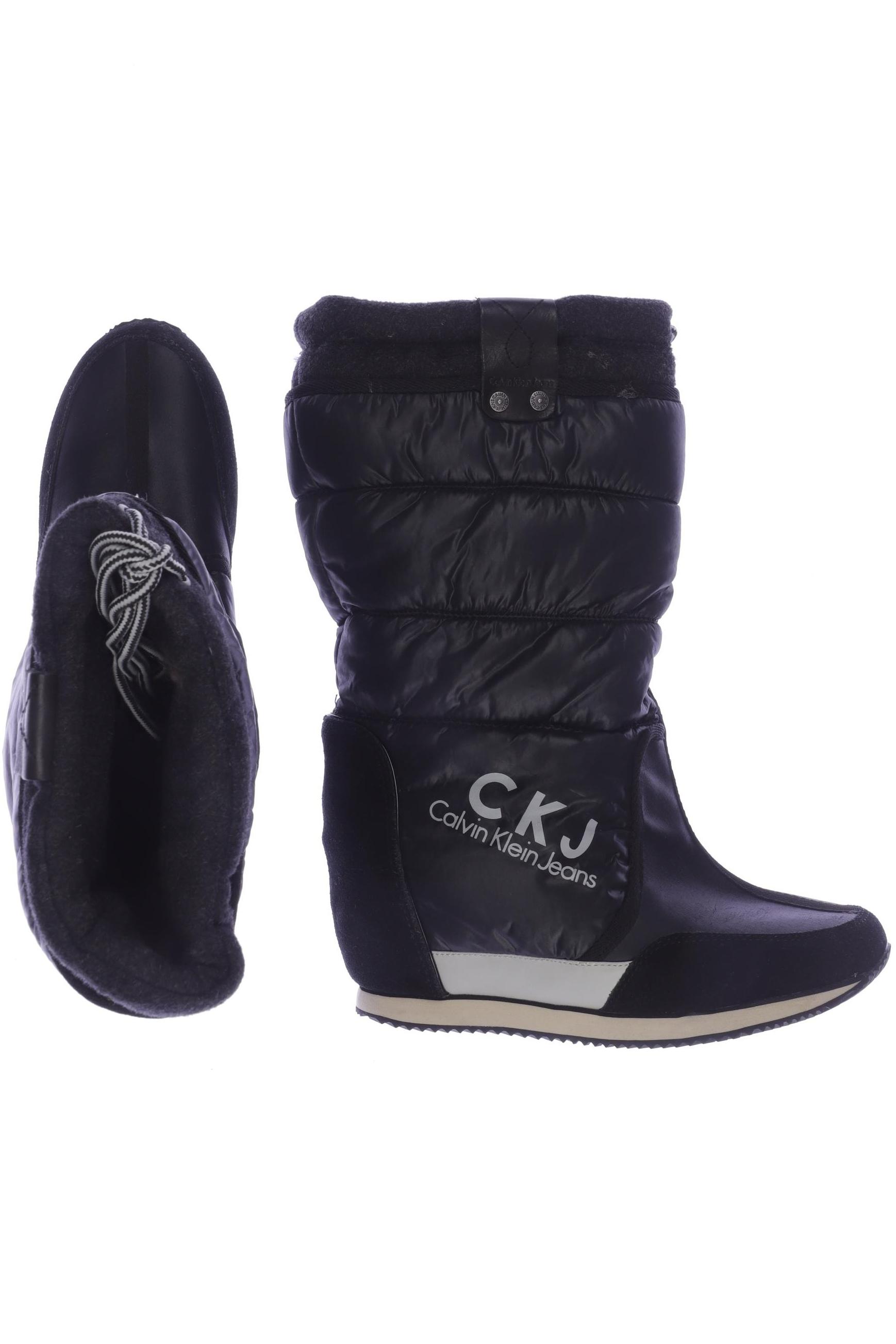 

Calvin Klein Jeans Damen Stiefel, schwarz