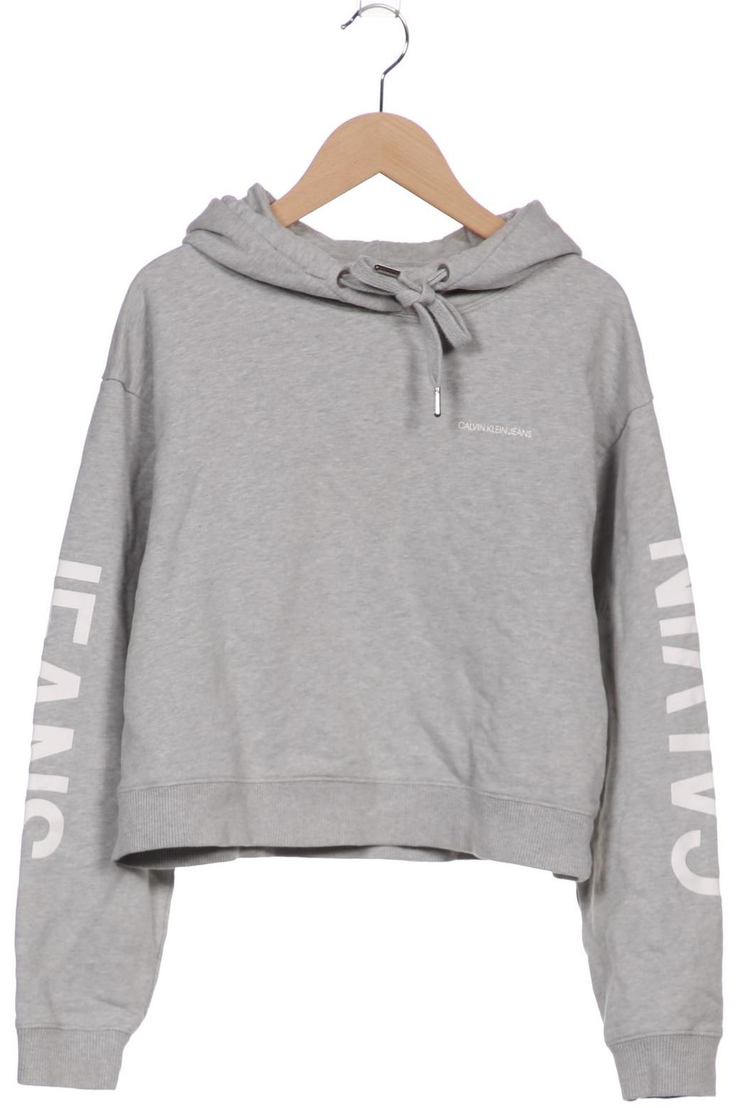 

Calvin Klein Jeans Damen Kapuzenpullover, grau