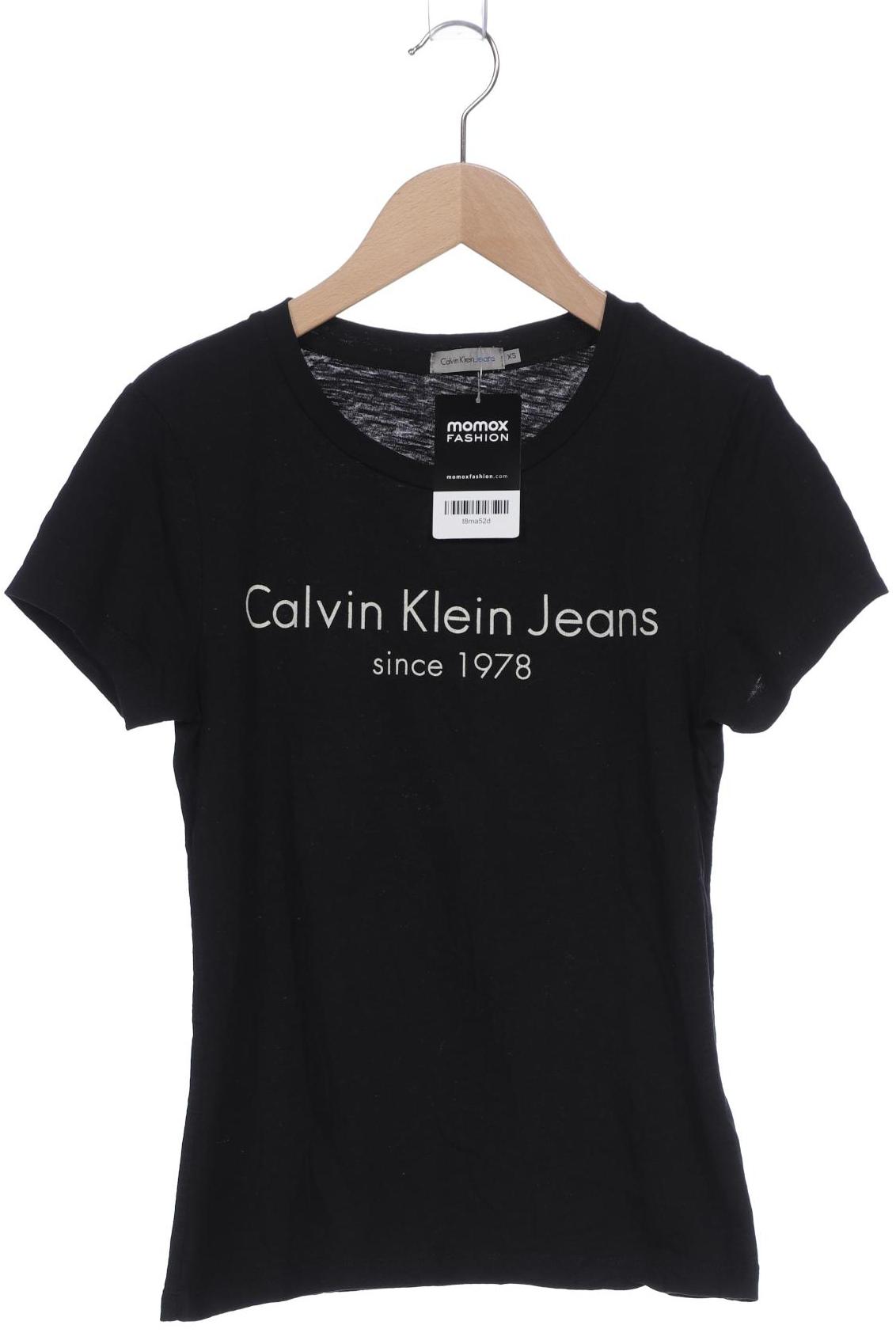 

Calvin Klein Jeans Damen T-Shirt, schwarz, Gr. 34