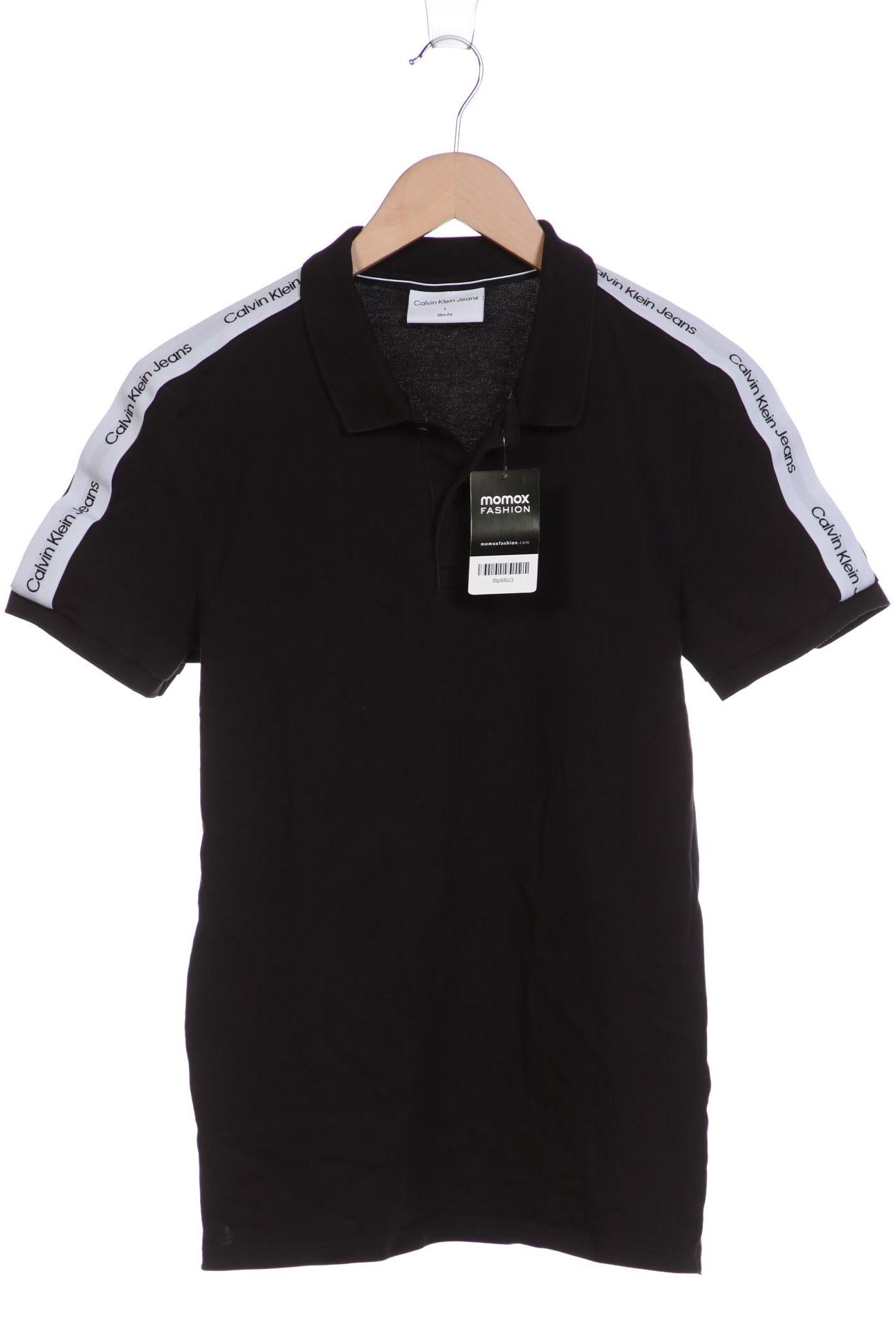 

Calvin Klein Jeans Herren Poloshirt, schwarz