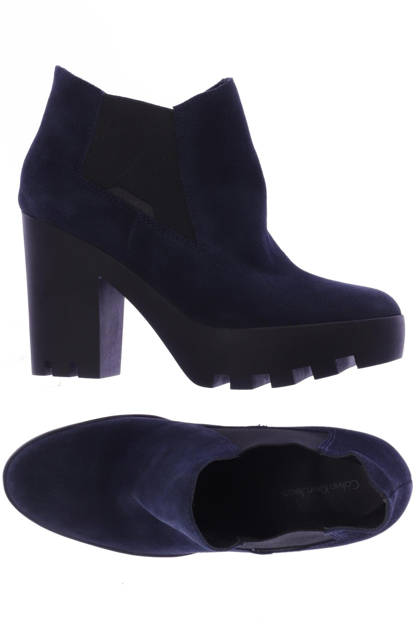 

Calvin Klein Jeans Damen Stiefelette, marineblau, Gr. 39