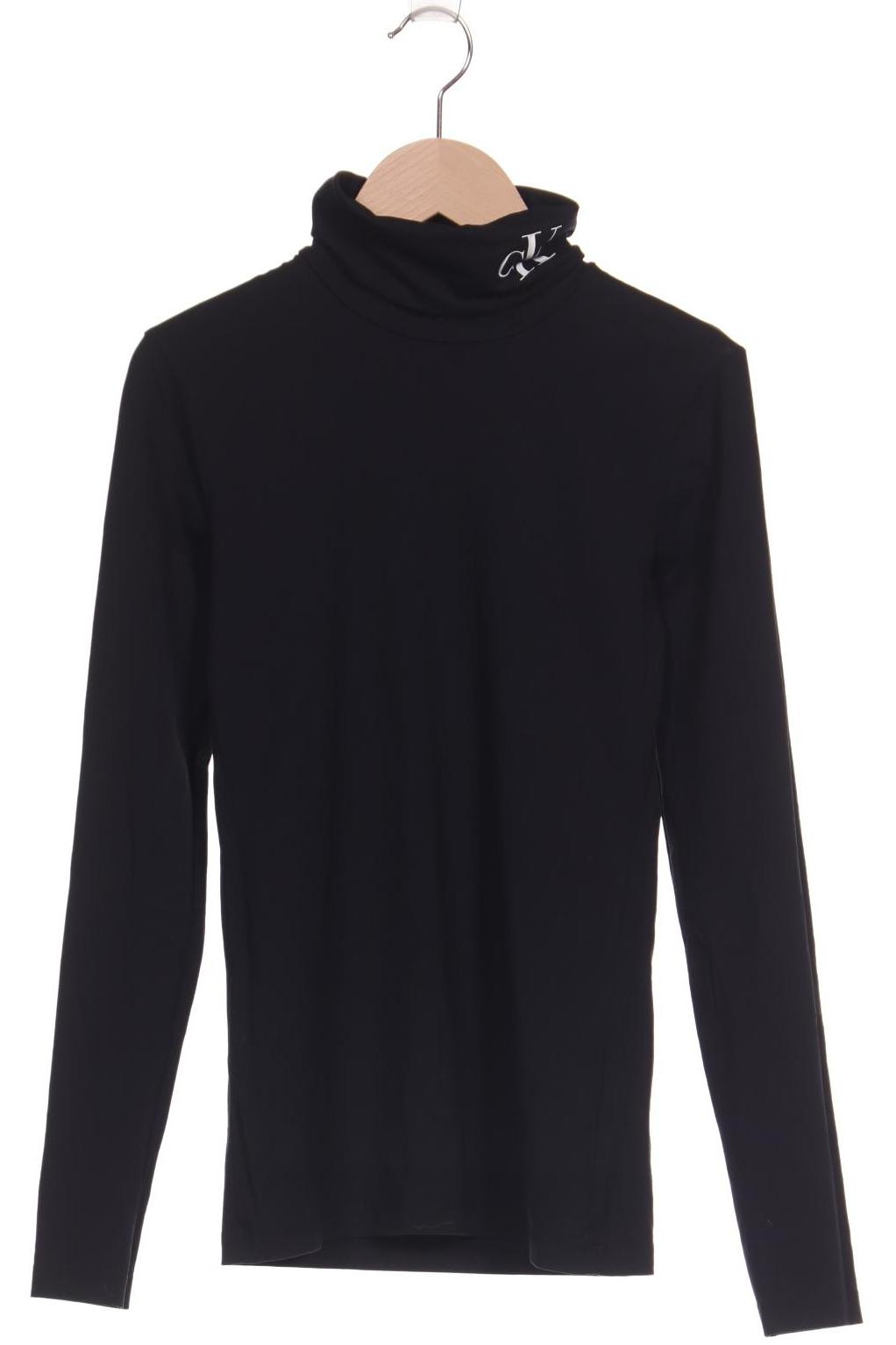 

Calvin Klein Jeans Damen Langarmshirt, schwarz, Gr. 34