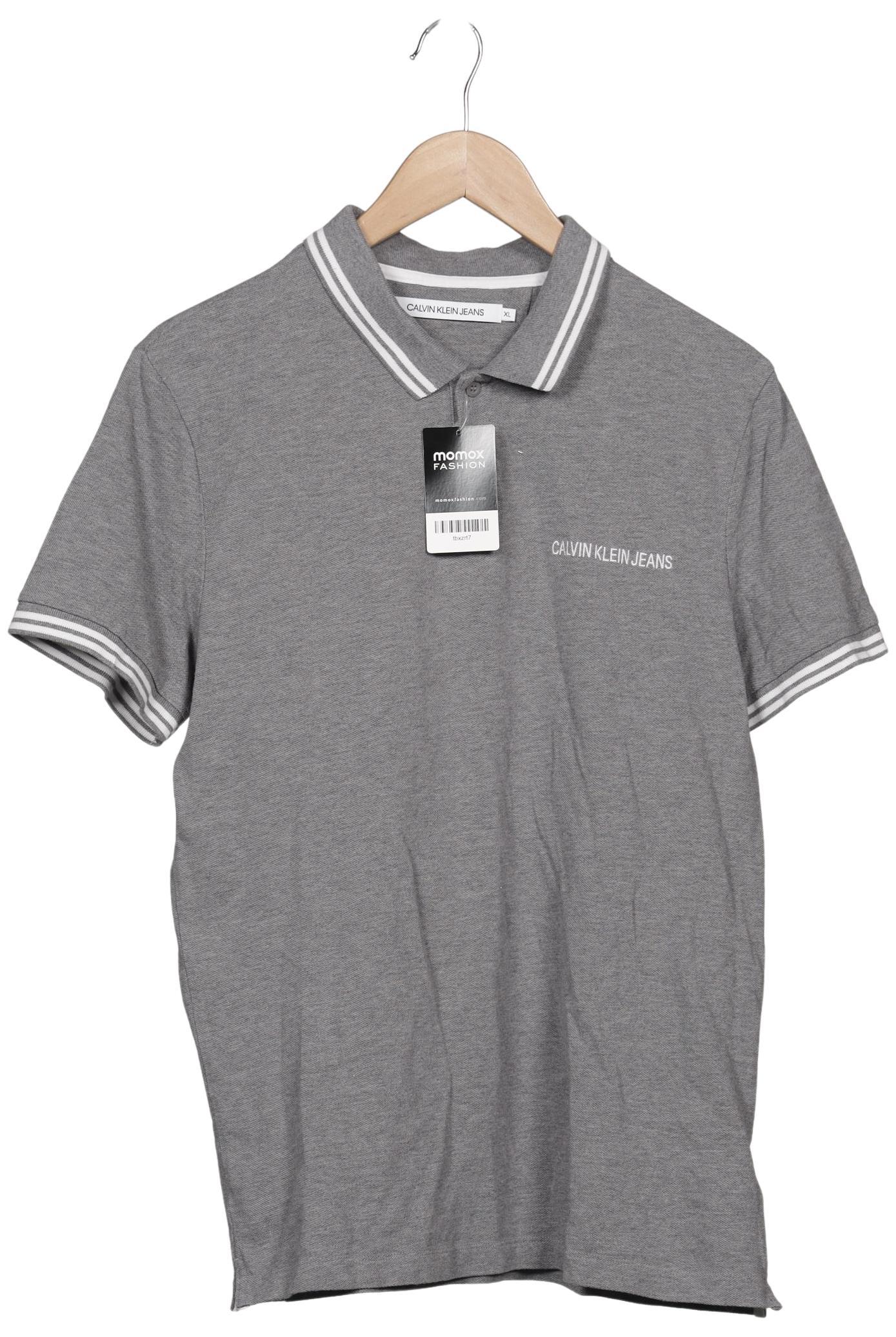 

Calvin Klein Jeans Herren Poloshirt, grau, Gr. 54