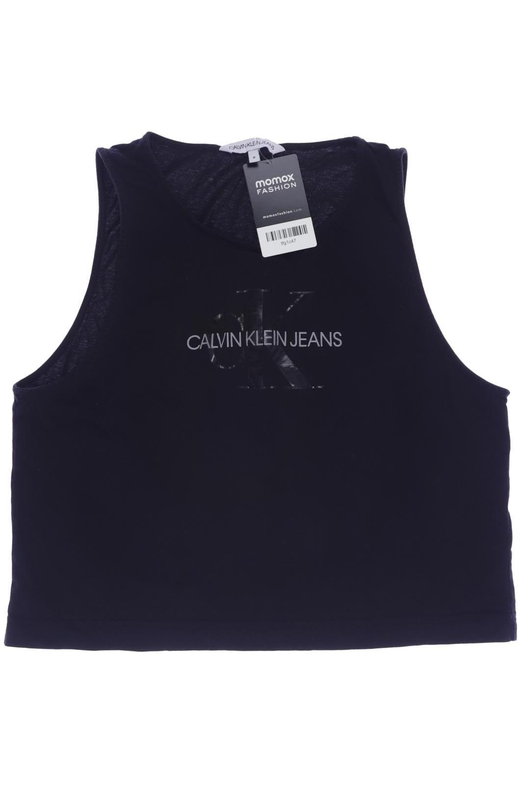 

Calvin Klein Jeans Damen Top, schwarz, Gr. 38