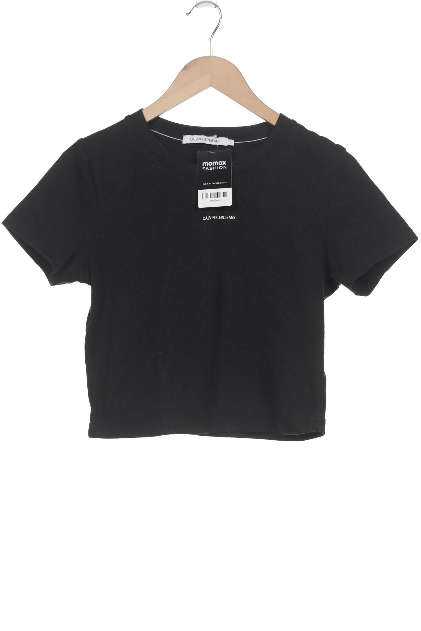 

Calvin Klein Jeans Damen T-Shirt, schwarz, Gr. 42