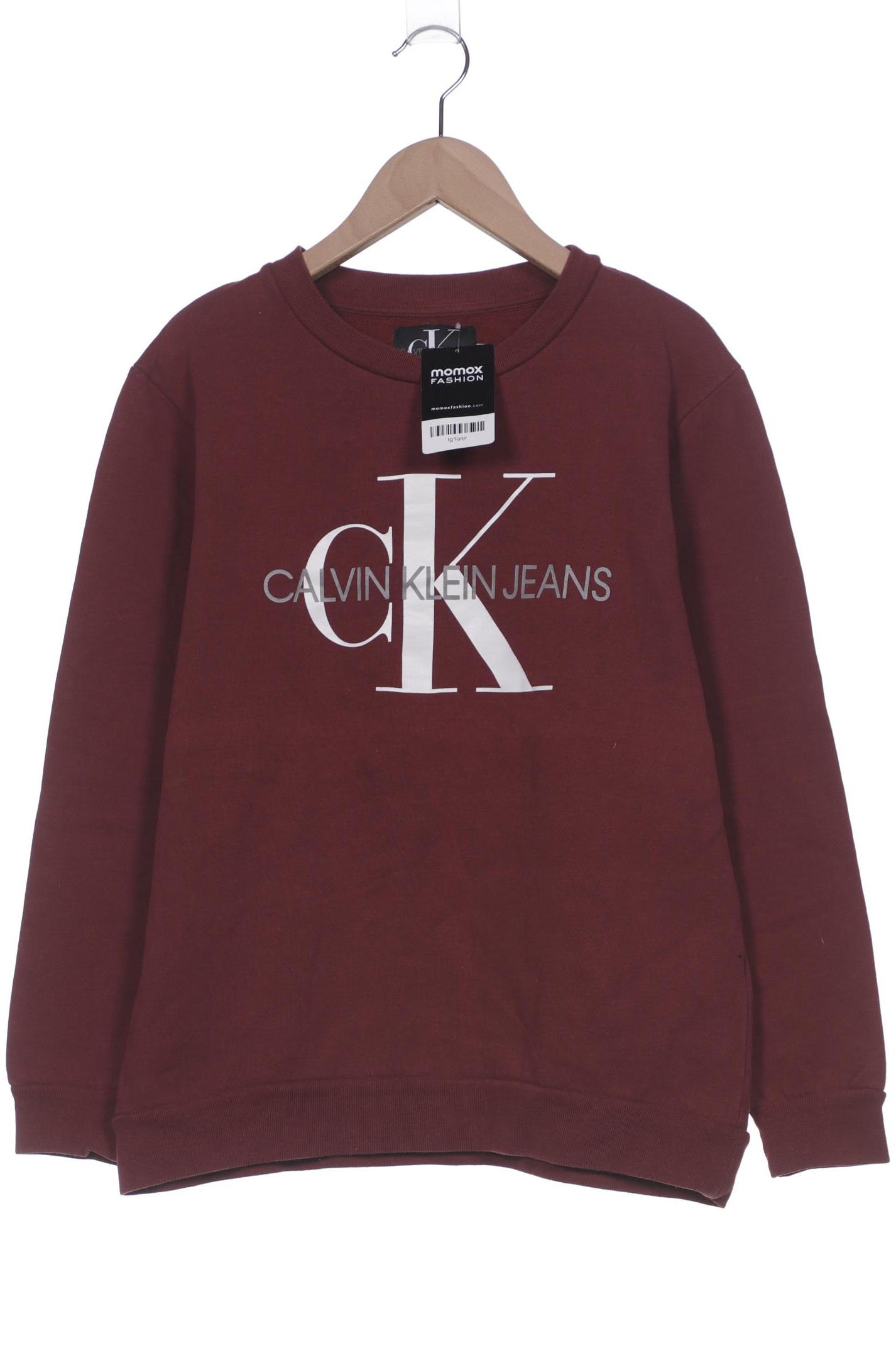 

Calvin Klein Jeans Damen Sweatshirt, bordeaux, Gr. 34