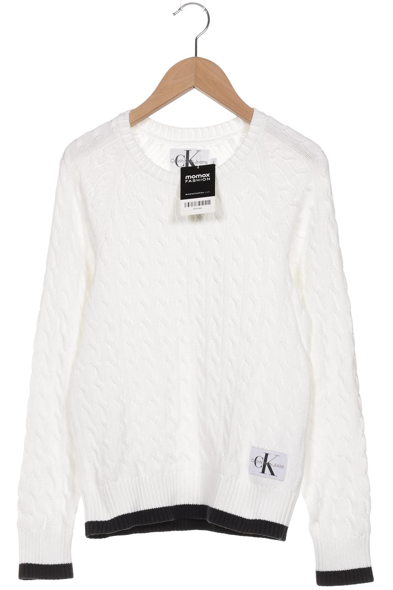 

Calvin Klein Jeans Damen Pullover, weiß, Gr. 38