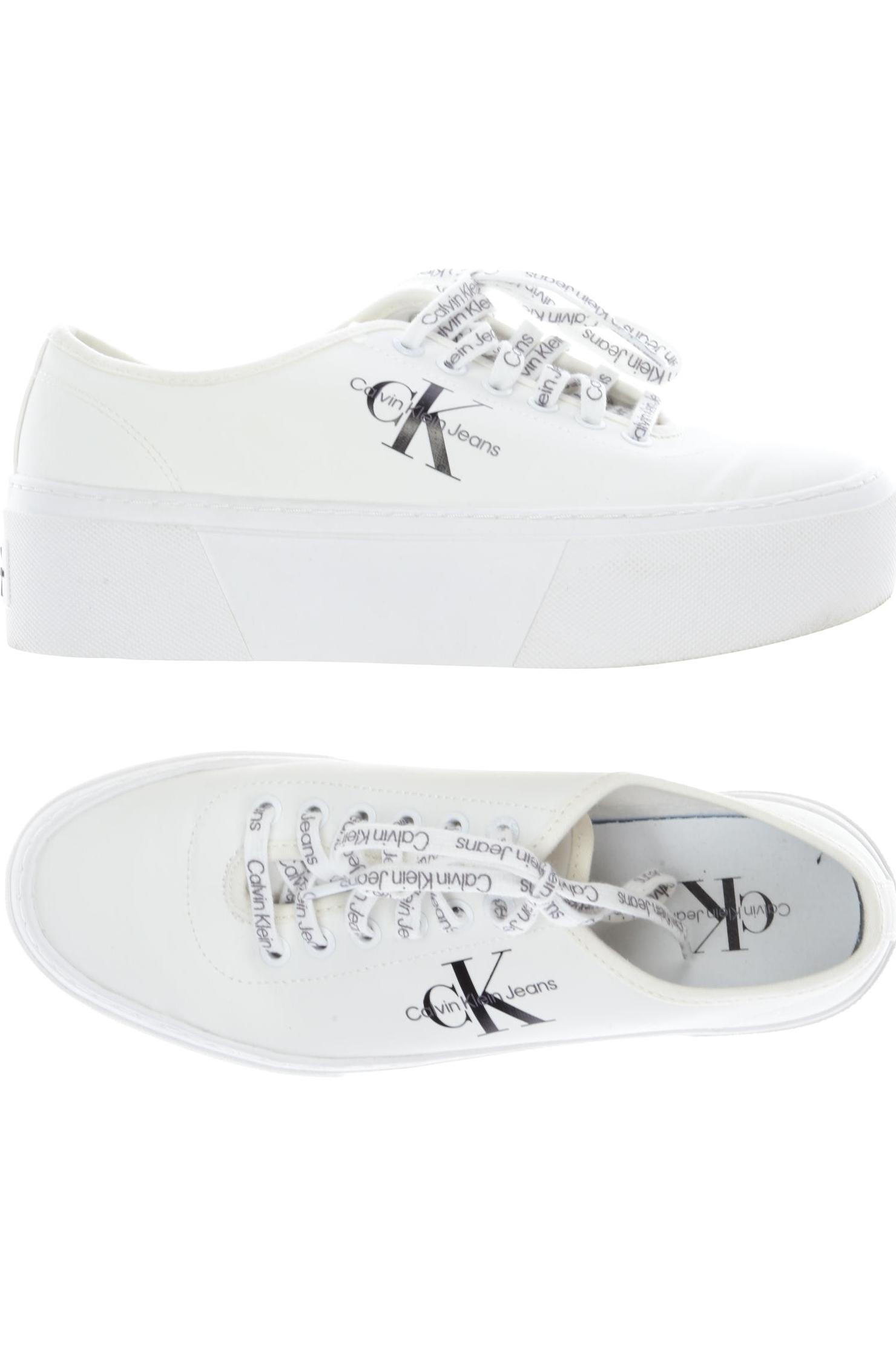 

Calvin Klein Jeans Damen Sneakers, weiß, Gr. 40