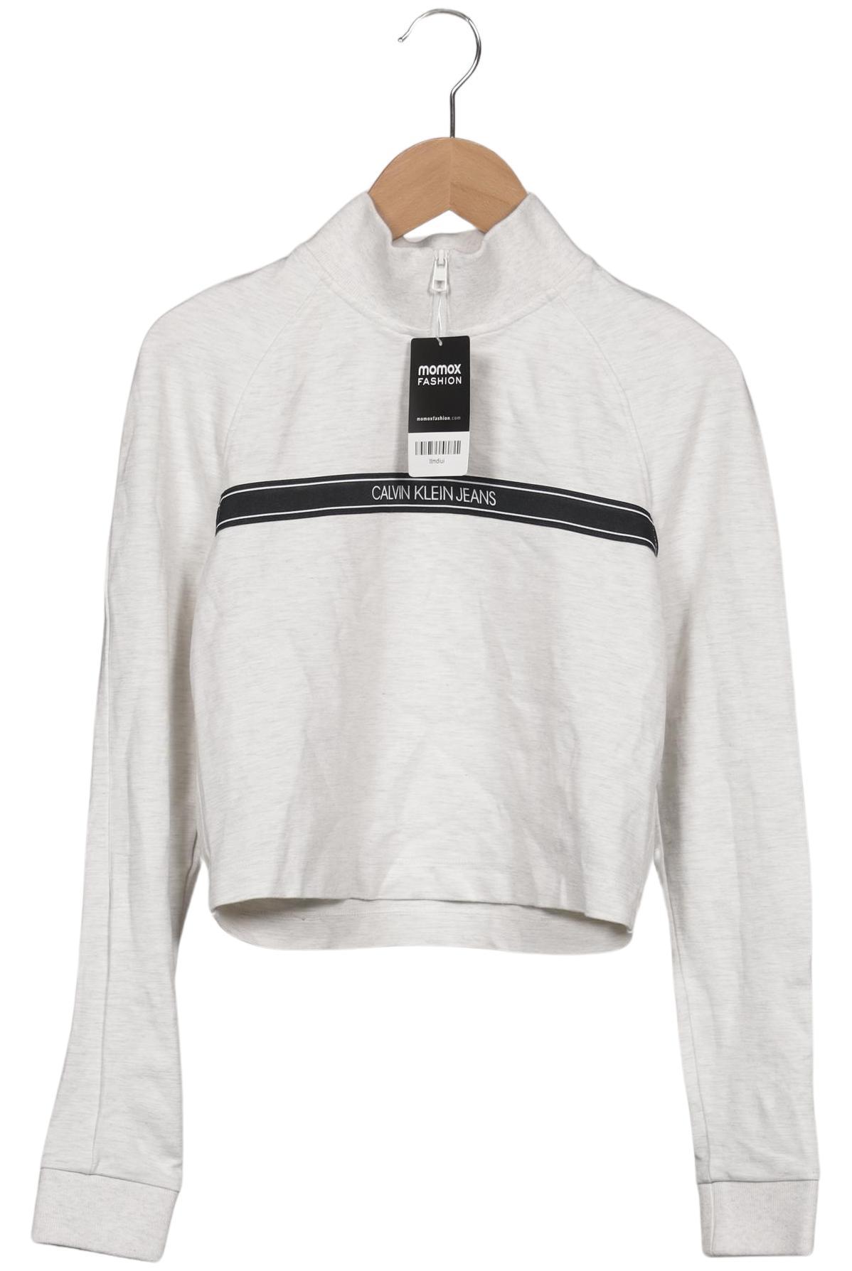 

Calvin Klein Jeans Damen Sweatshirt, grau, Gr. 34