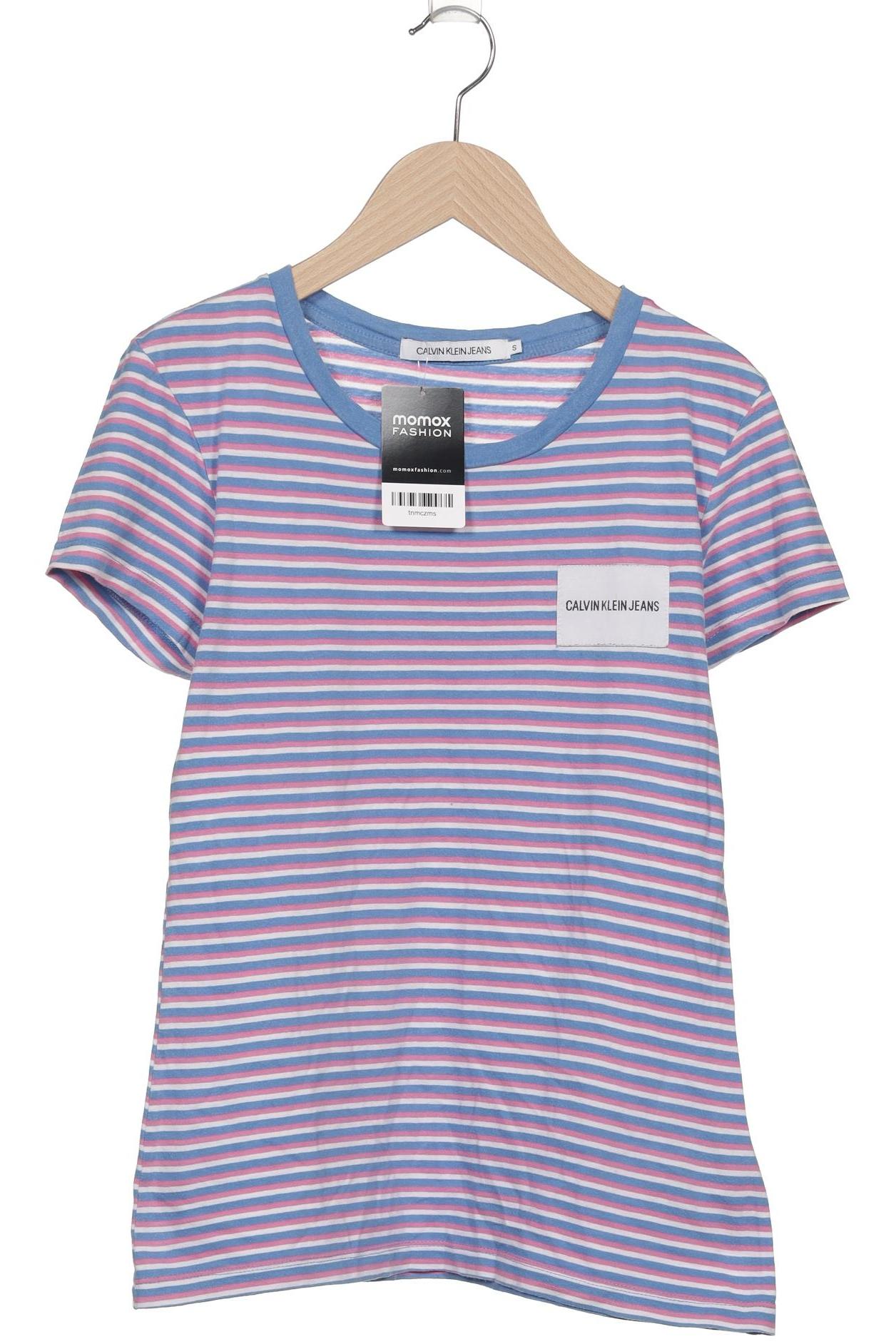 

Calvin Klein Jeans Damen T-Shirt, blau, Gr. 36