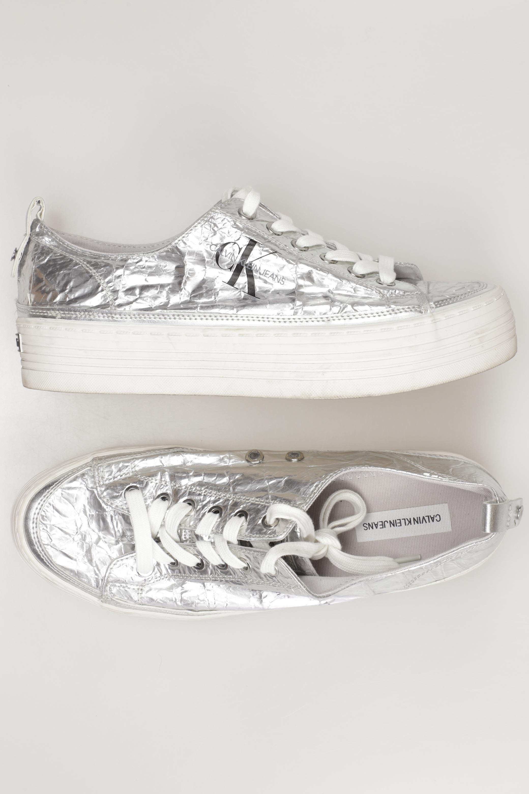 

Calvin Klein Jeans Damen Sneakers, silber, Gr. 41