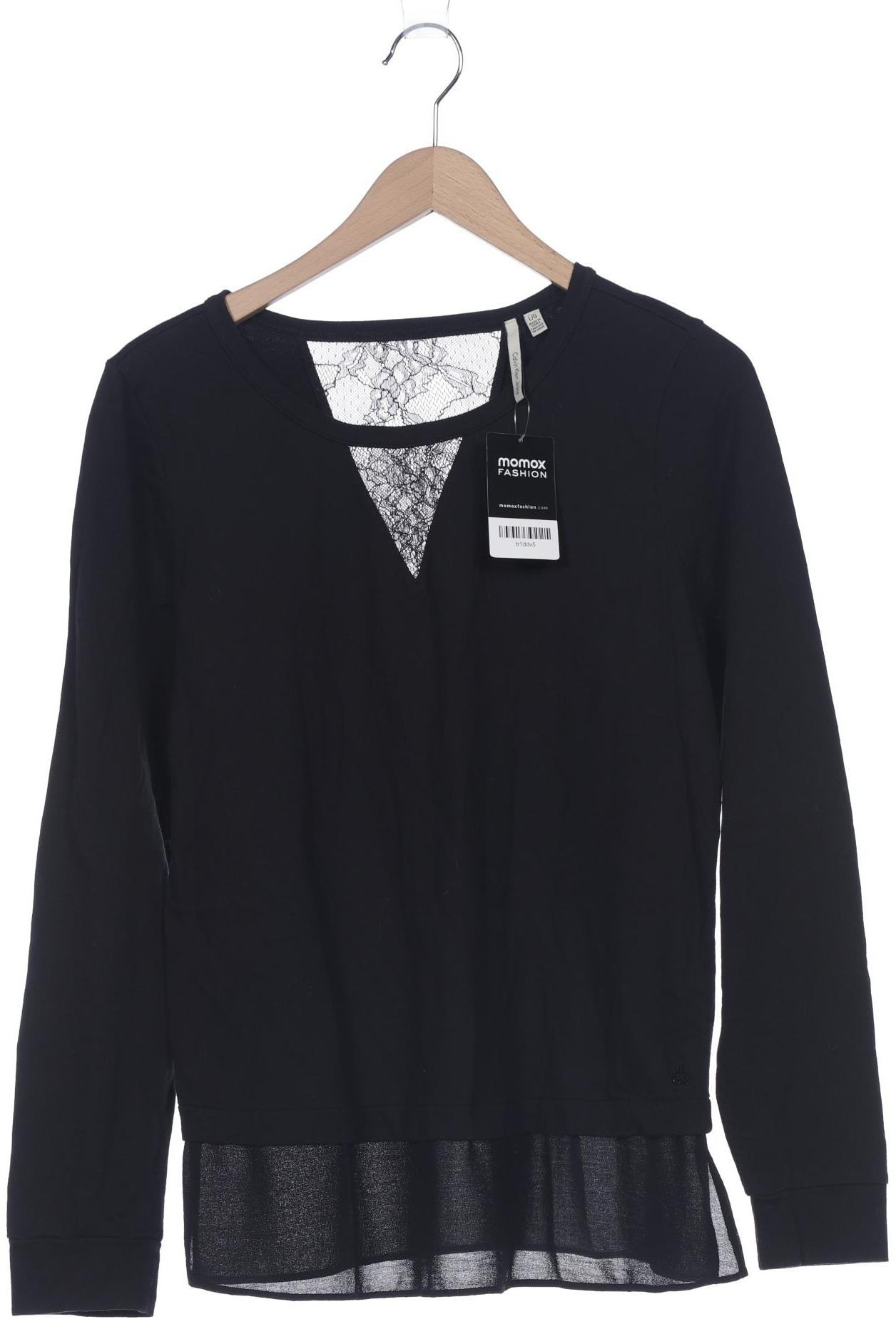 

Calvin Klein Jeans Damen Langarmshirt, schwarz, Gr. 42