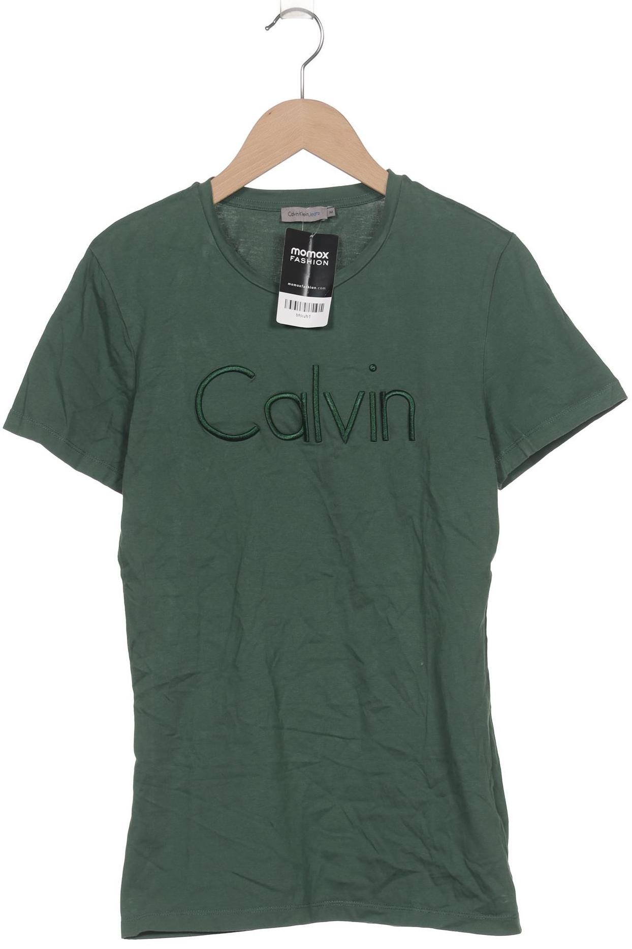

Calvin Klein Jeans Damen T-Shirt, grün, Gr. 38