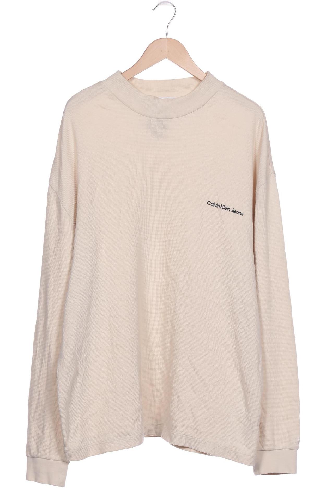 

Calvin Klein Jeans Herren Sweatshirt, cremeweiß, Gr. 52