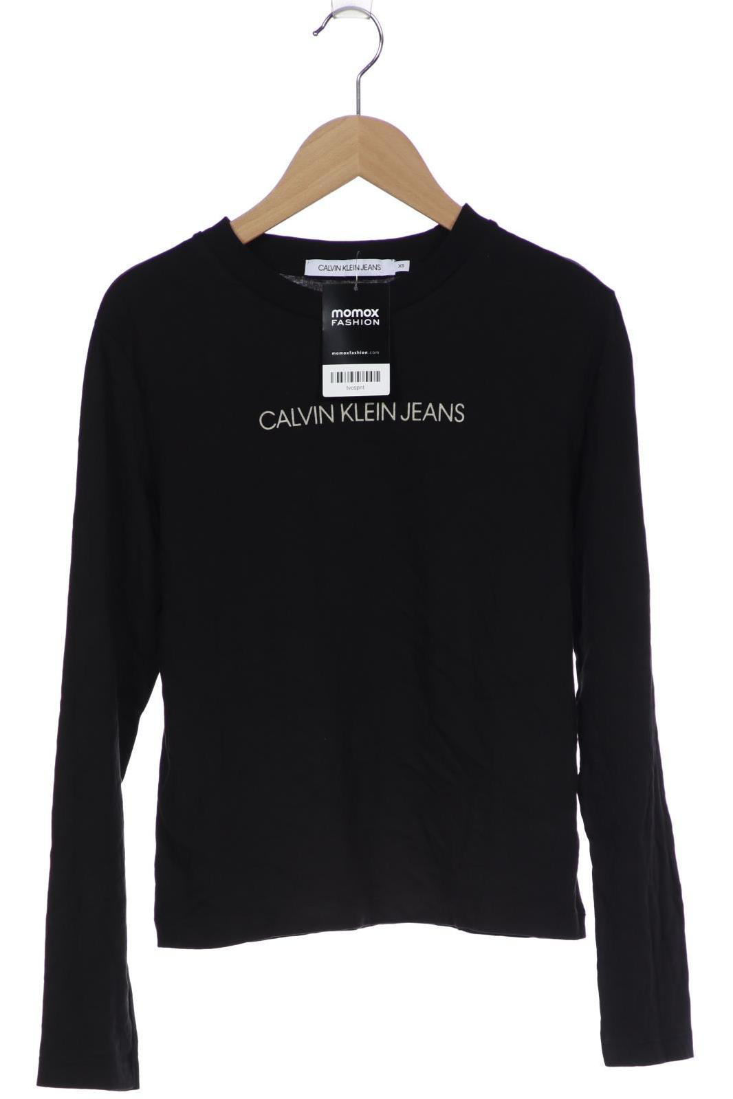 

Calvin Klein Jeans Damen Langarmshirt, schwarz
