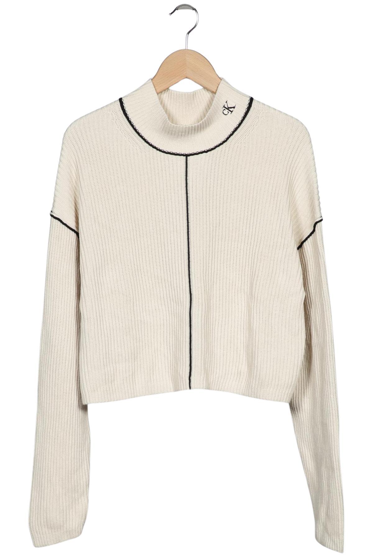 

Calvin Klein Jeans Damen Pullover, cremeweiß, Gr. 42