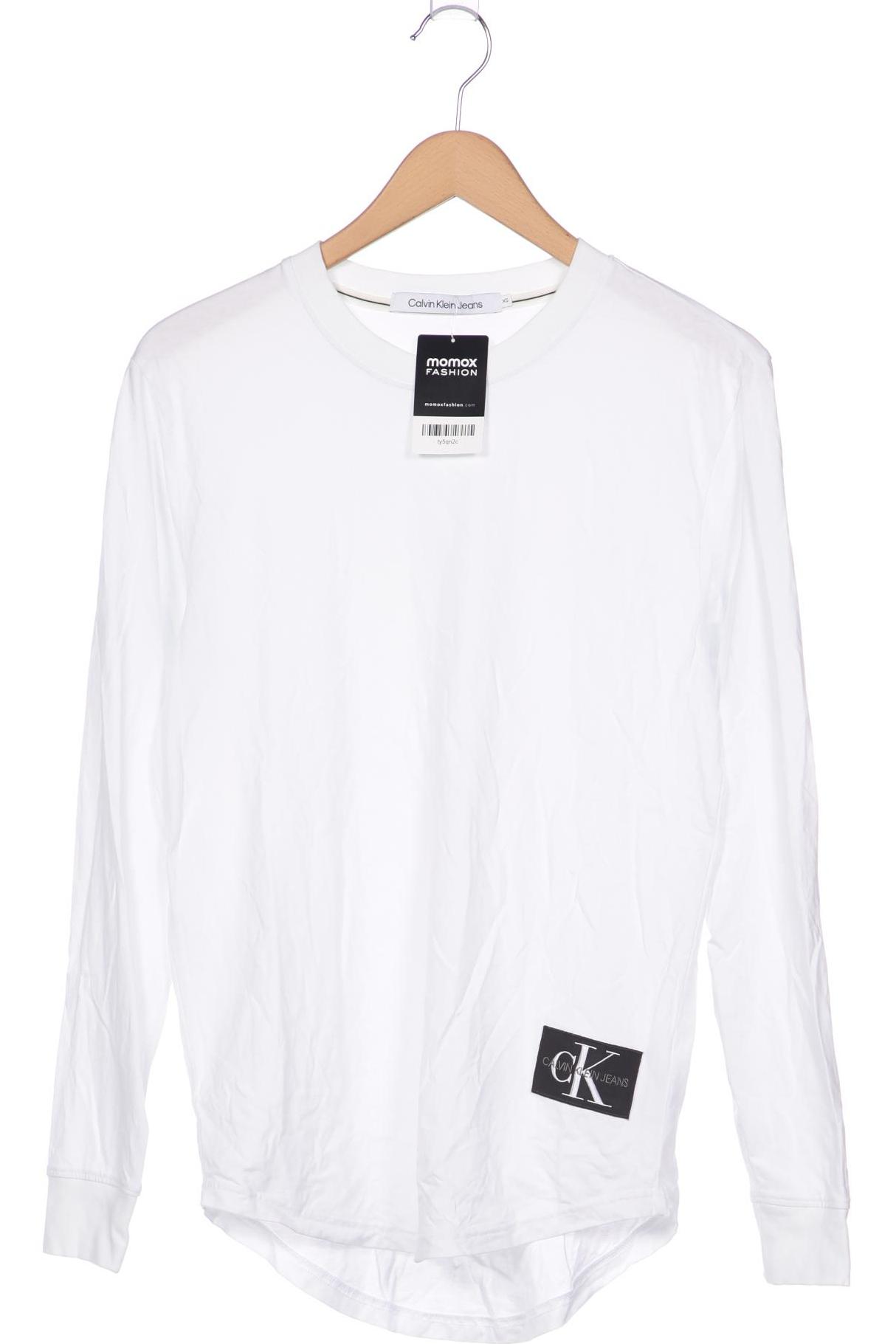 

Calvin Klein Jeans Herren Langarmshirt, weiß, Gr. 44