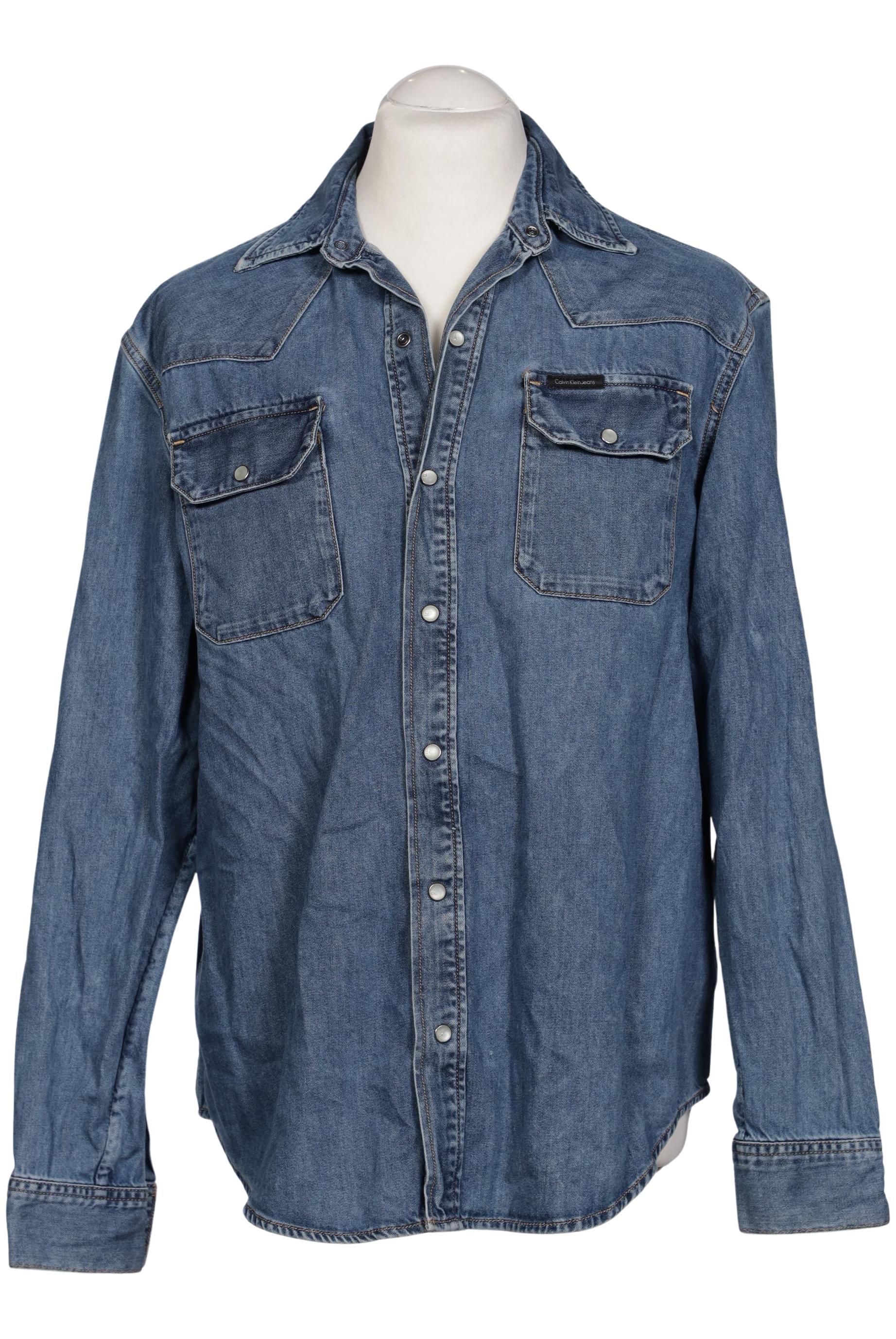 

Calvin Klein Jeans Herren Hemd, blau, Gr. 52