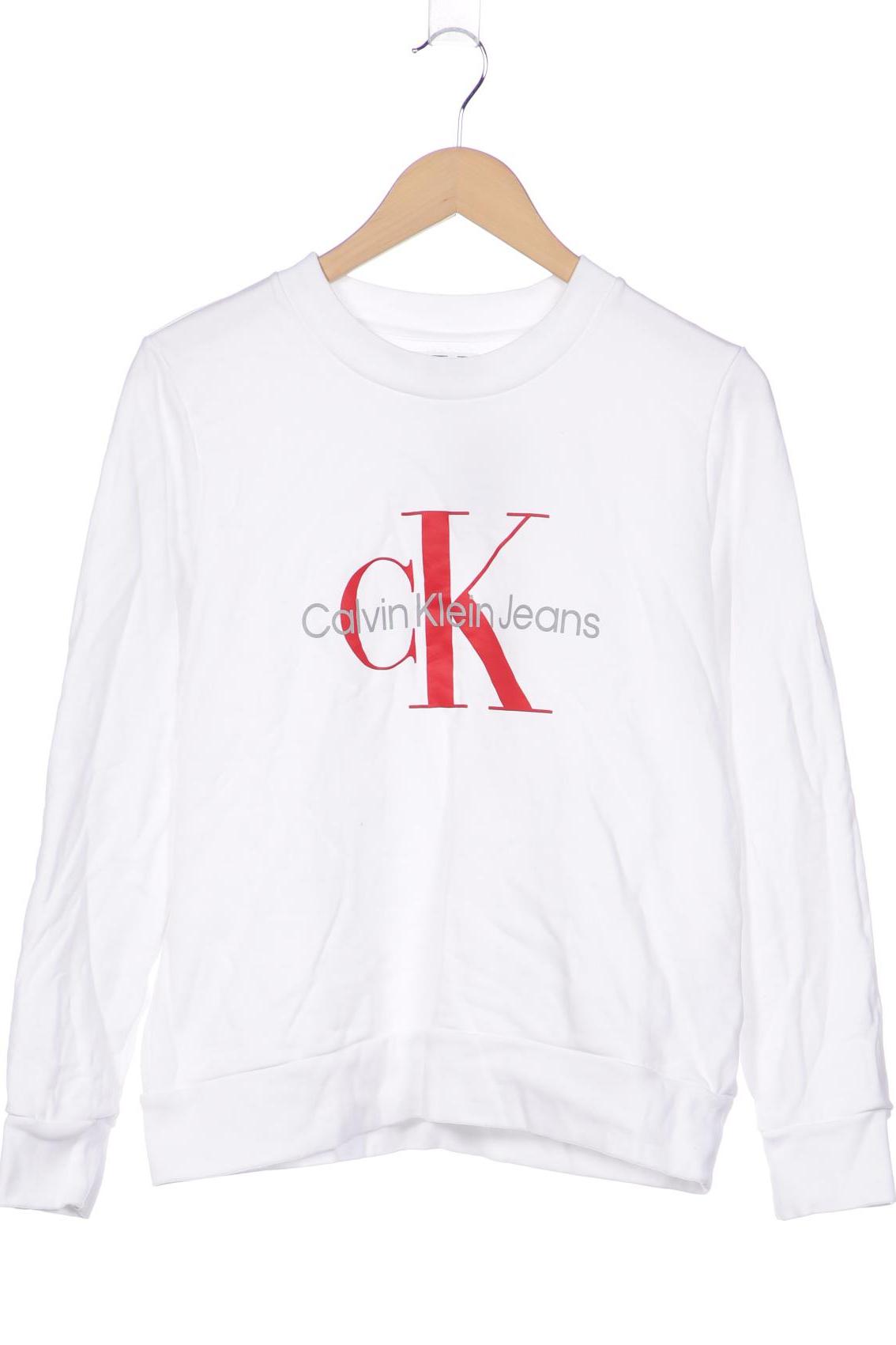 

Calvin Klein Jeans Damen Sweatshirt, weiß