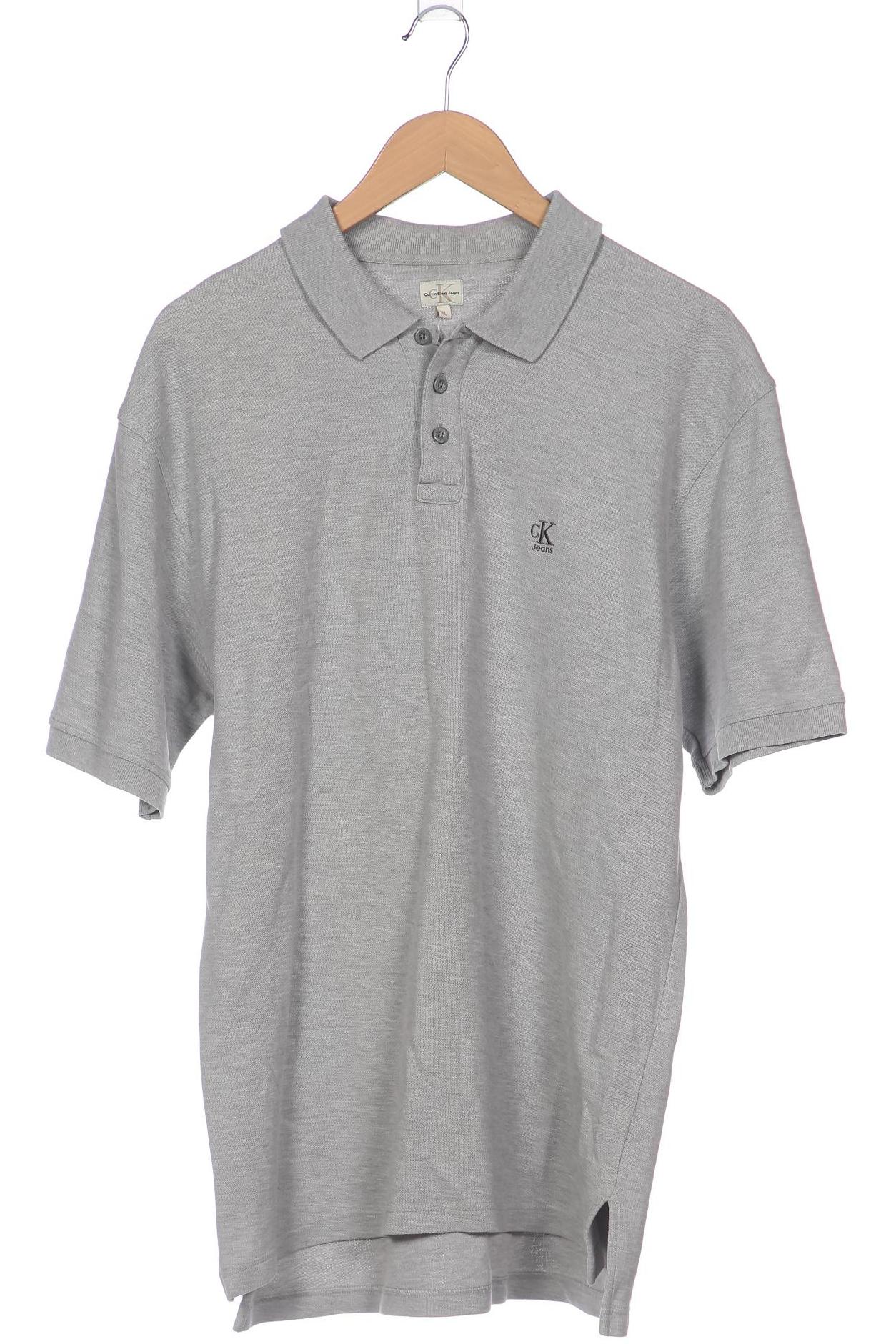 

Calvin Klein Jeans Herren Poloshirt, grau, Gr. 54