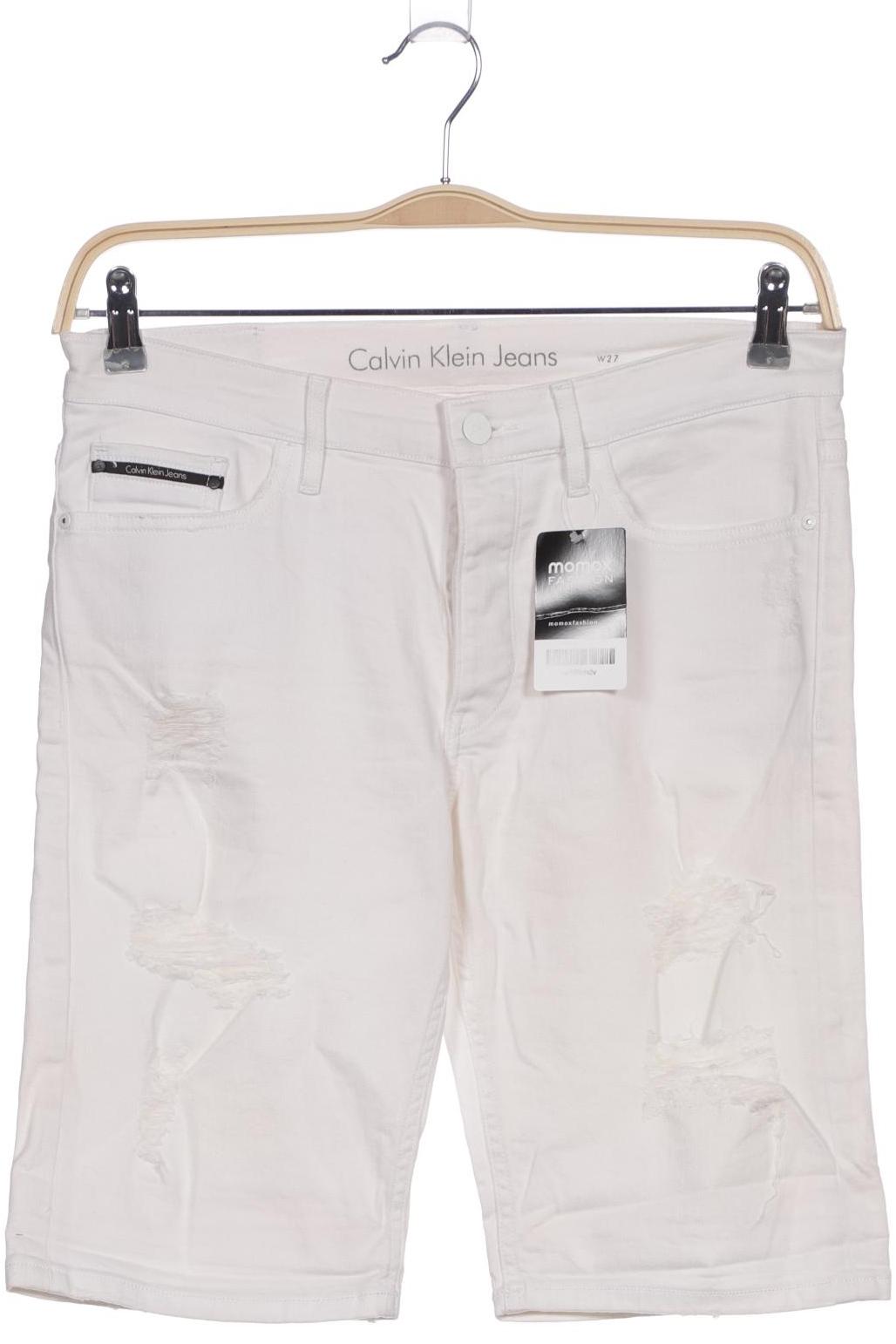 Thumbnail - Calvin Klein Jeans Damen Shorts, weiß, Gr. 27