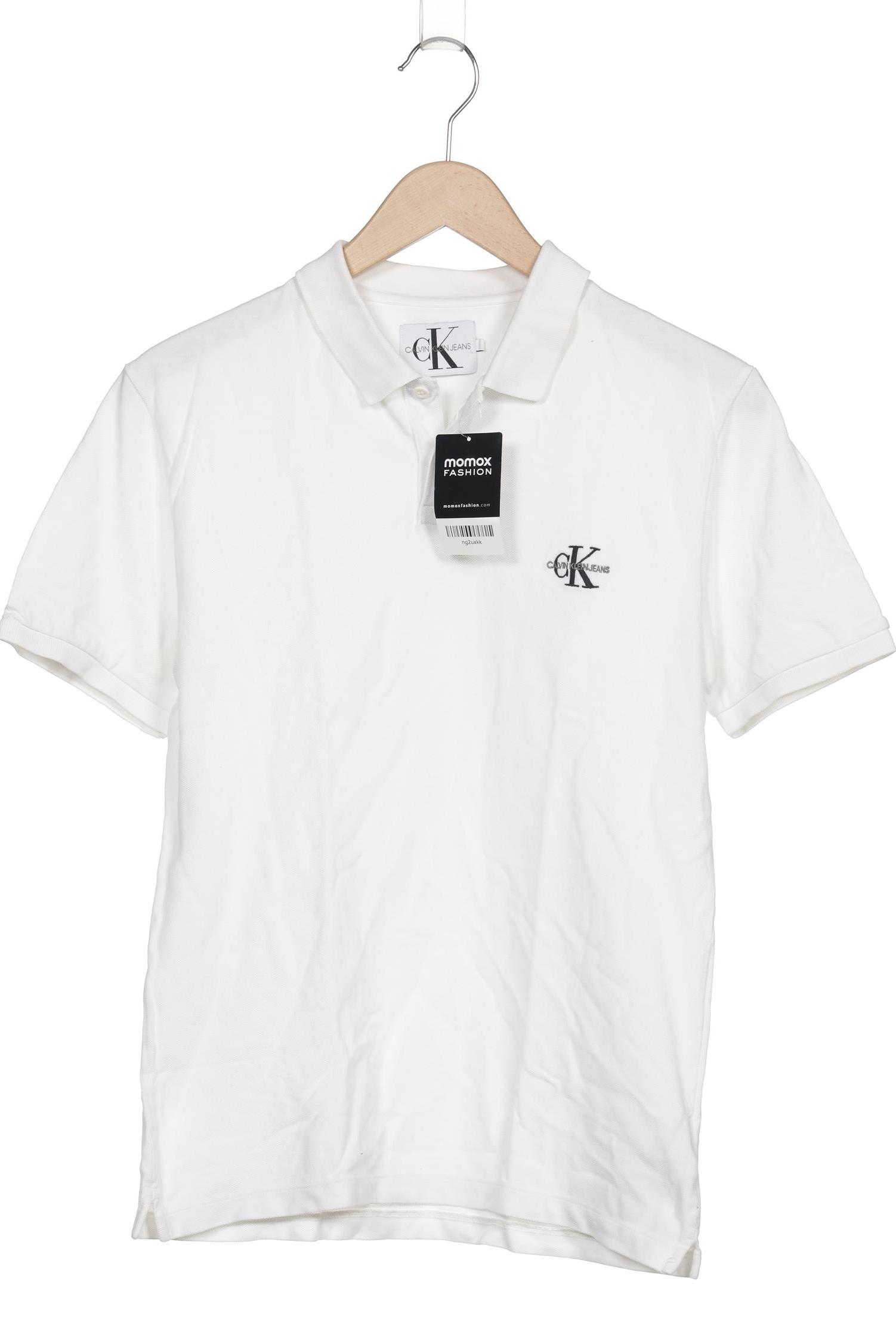 

Calvin Klein Jeans Herren Poloshirt, weiß, Gr. 46