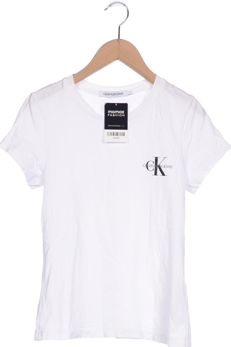 

Calvin Klein Jeans Damen T-Shirt, weiß, Gr. 36