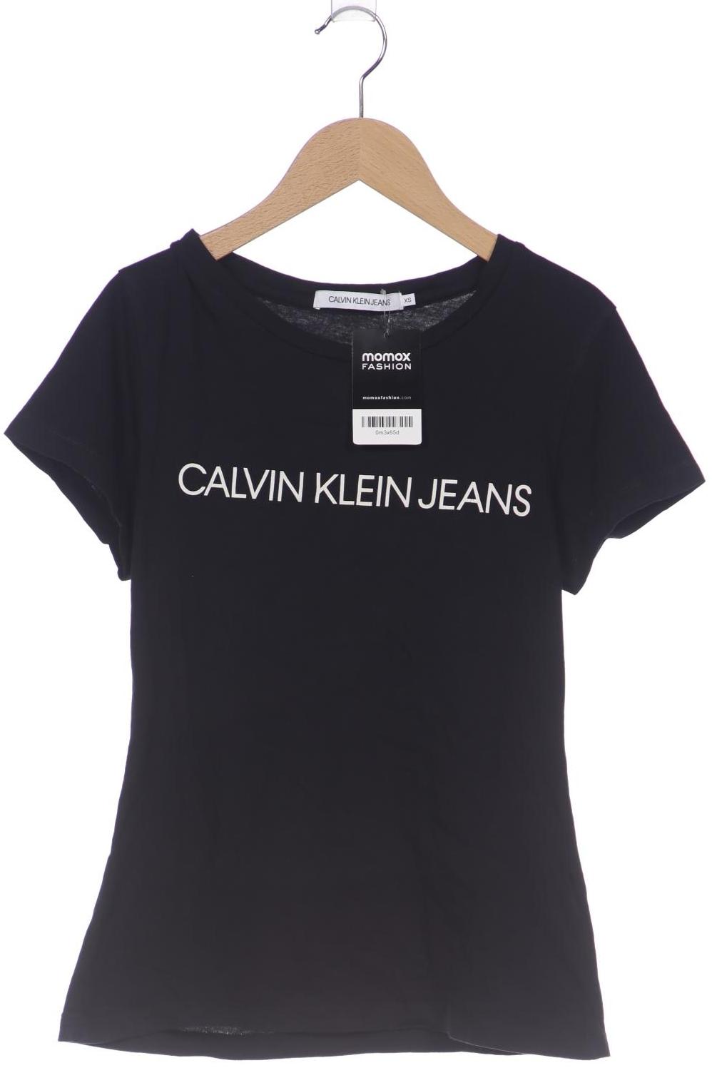 

Calvin Klein Jeans Damen T-Shirt, schwarz, Gr. 34