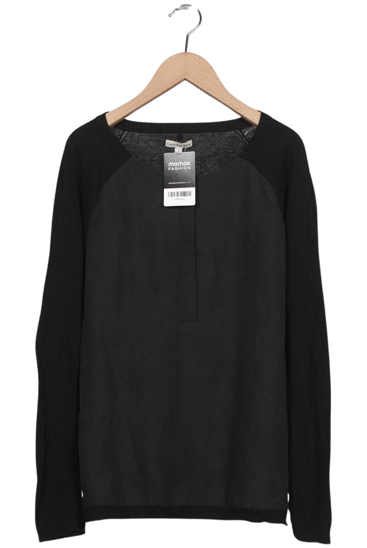 

Calvin Klein Jeans Damen Langarmshirt, schwarz, Gr. 36