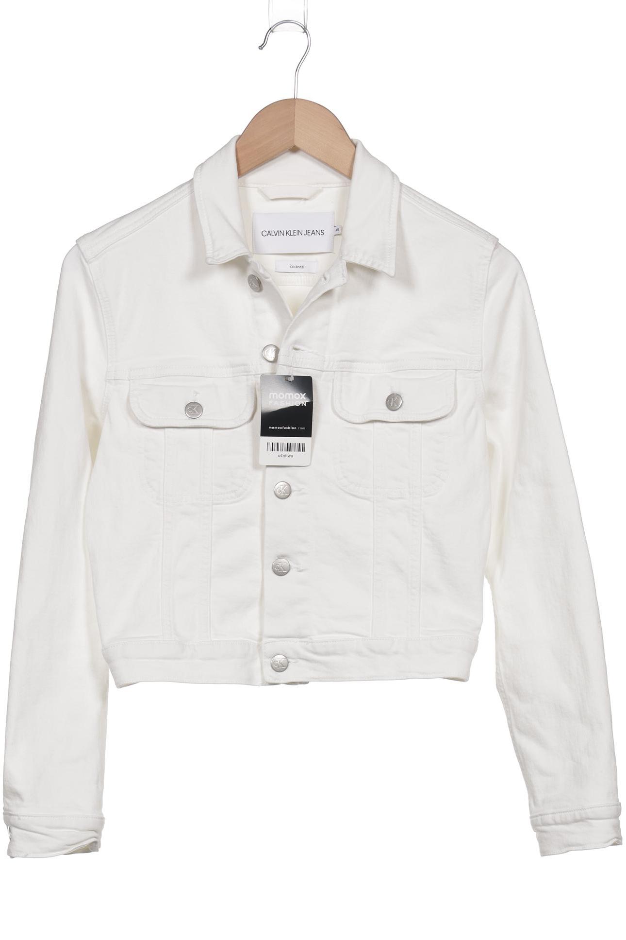 

Calvin Klein Jeans Damen Jacke, weiß, Gr. 34