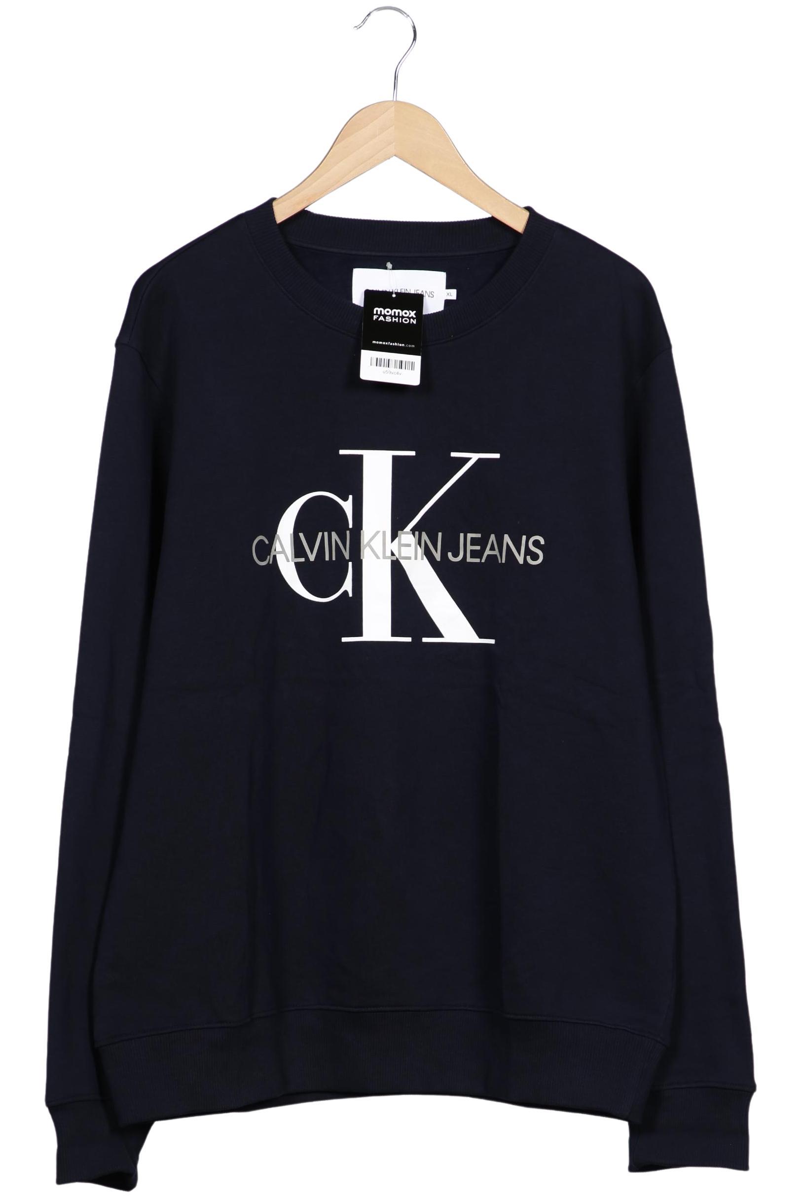 

Calvin Klein Jeans Herren Sweatshirt, marineblau, Gr. 54