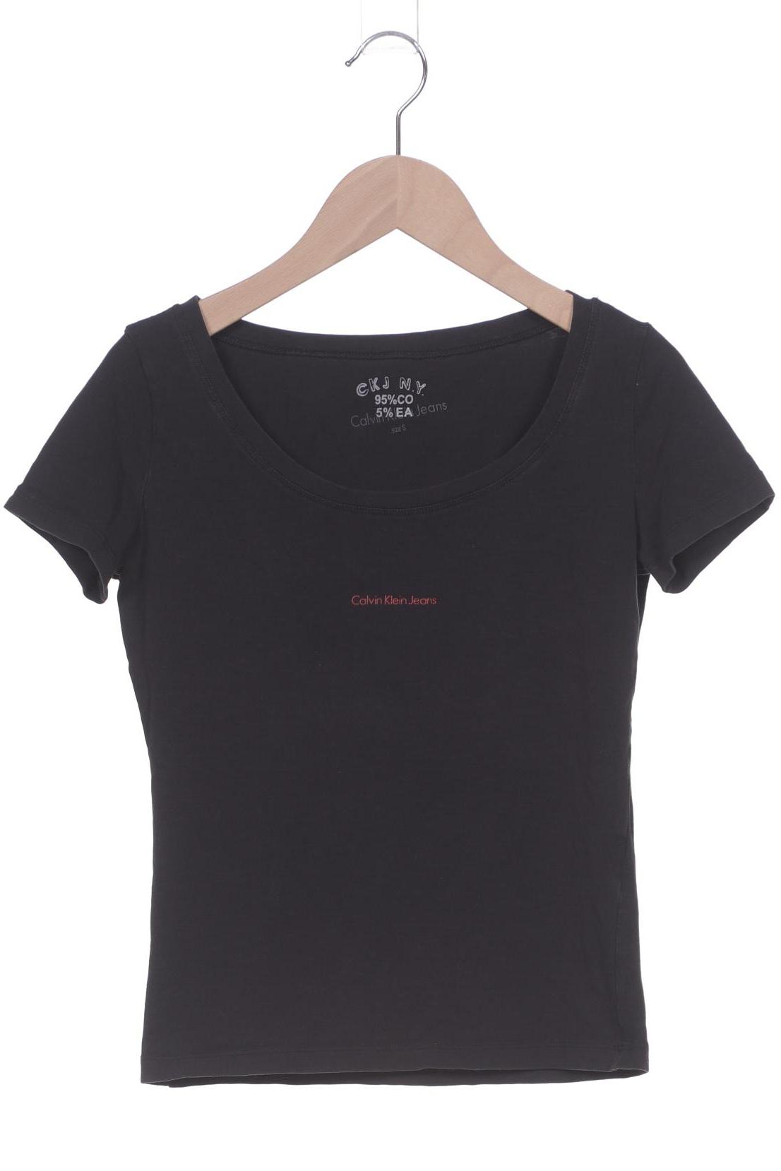 

Calvin Klein Jeans Damen T-Shirt, schwarz, Gr. 36