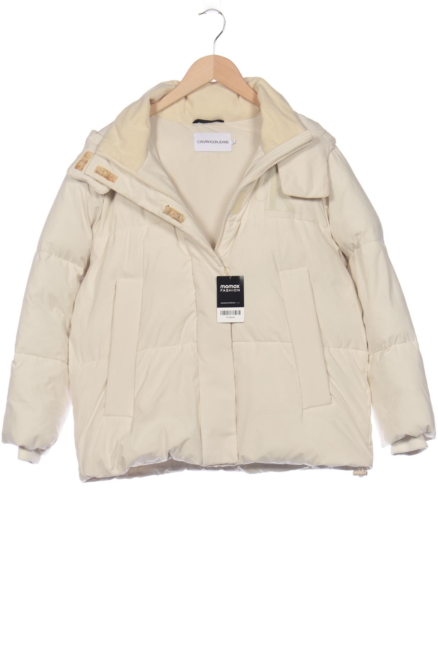 

Calvin Klein Jeans Damen Jacke, cremeweiß, Gr. 36