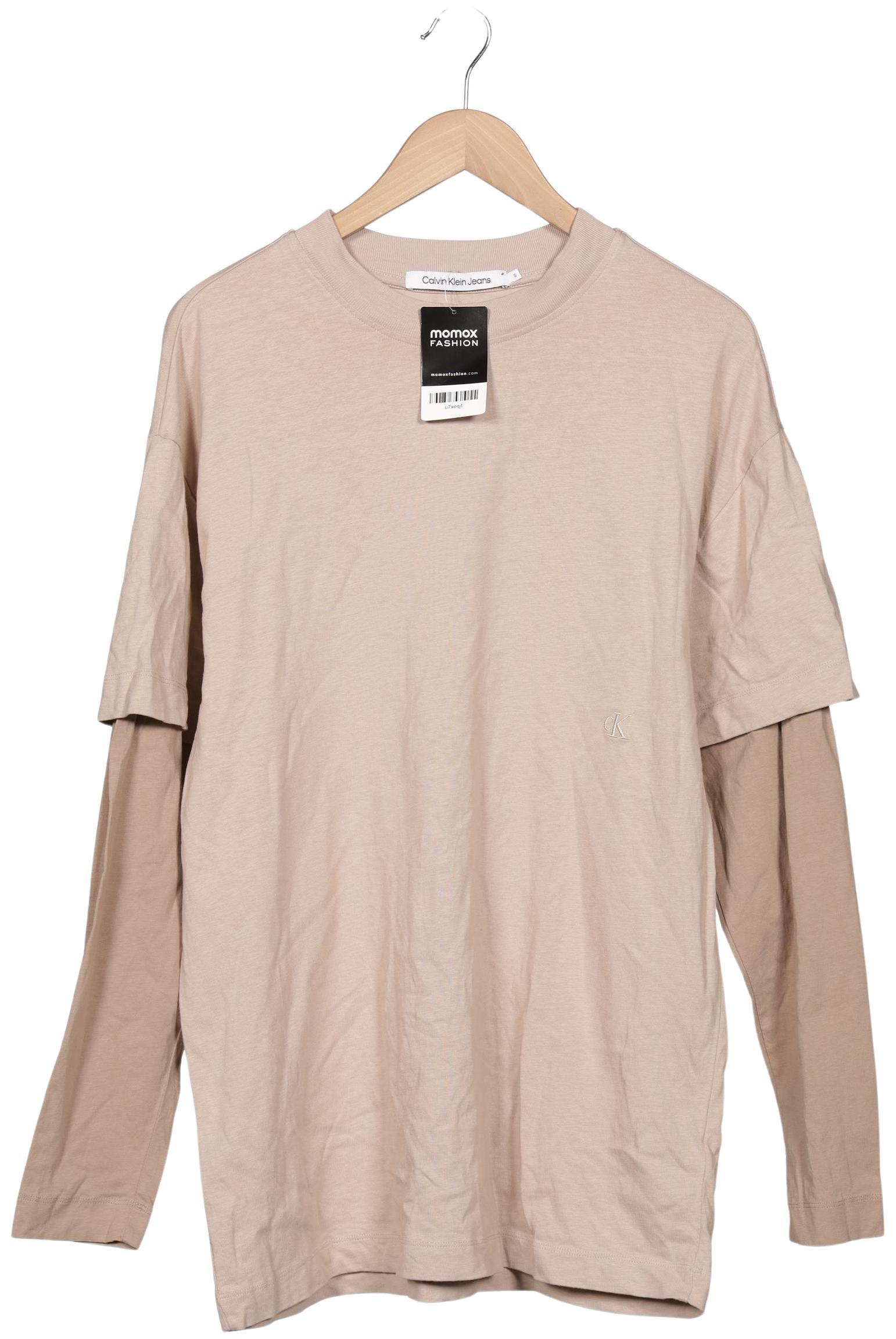 

Calvin Klein Jeans Herren Langarmshirt, beige, Gr. 46